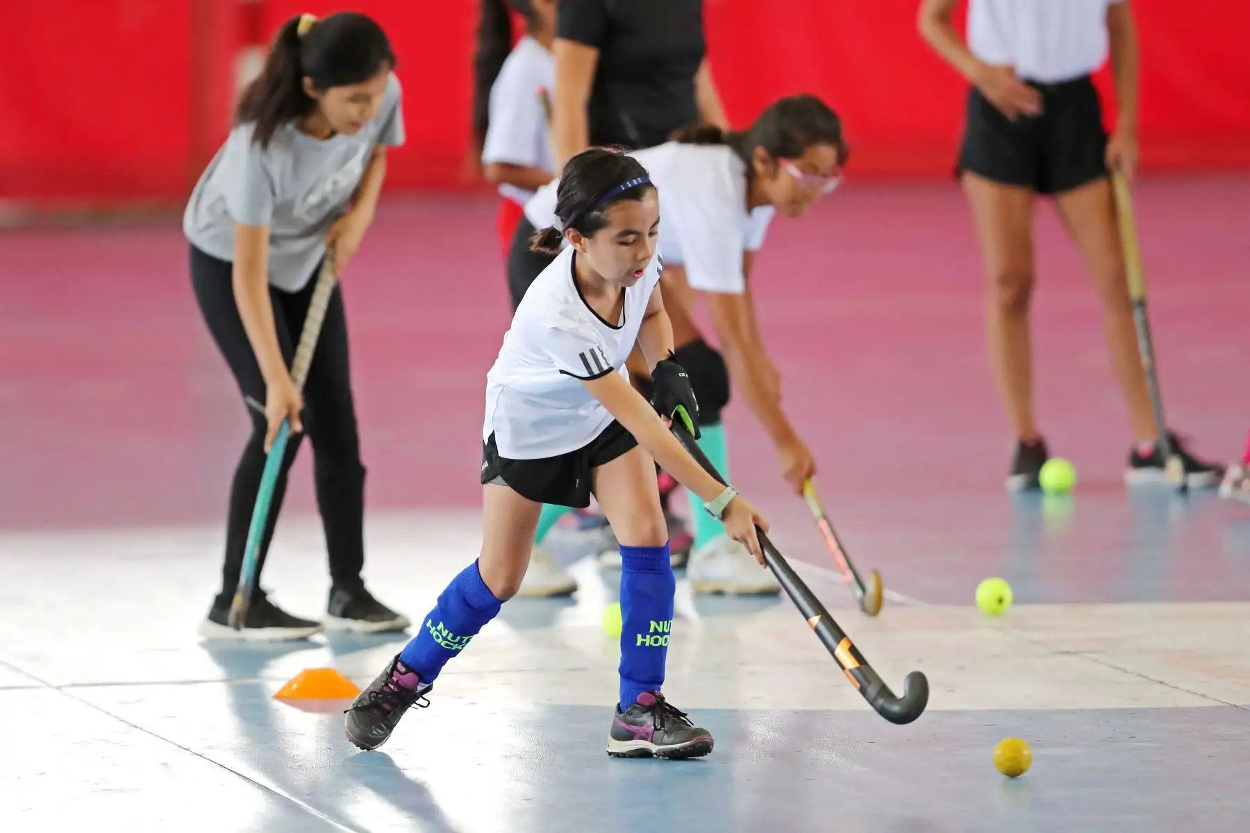 Lima 2019:Legado de los Juegos realizó exhibición-taller de Hockey en el marco de la campaña "Iguales en la Vida Iguales en el Deporte.
Foto:Difusión Lima 2019