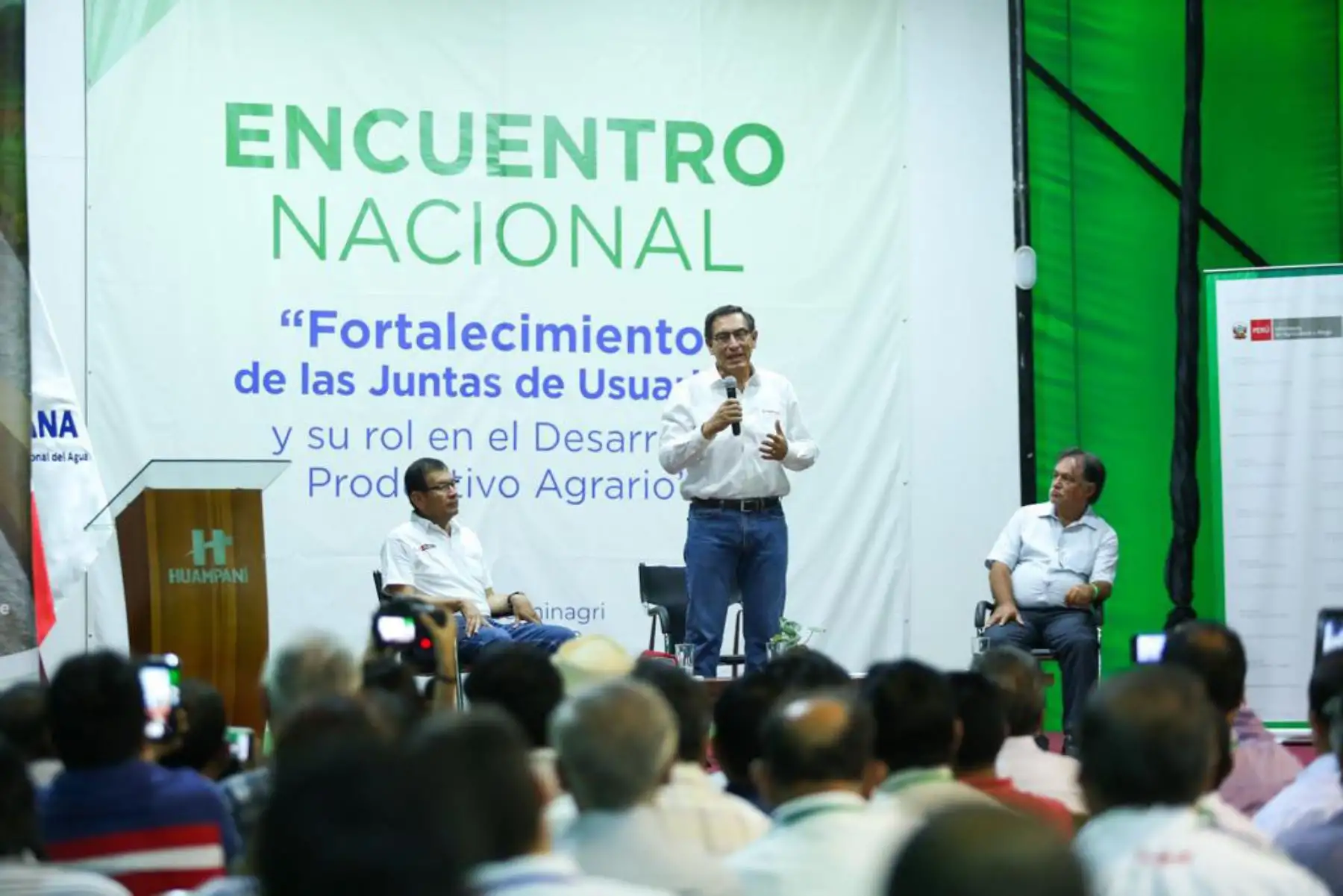 Presidente Vizcarra participa en el Encuentro Nacional de las Juntas de Usuarios de todo el Perú.
Foto: Minagri