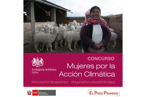El concurso “Mujeres por la Acción Climática” busca resaltar que las mujeres son uno de los grupos más vulnerables al impacto del cambio climático e importantes agentes de cambio. Foto: ANDINA/Difusión