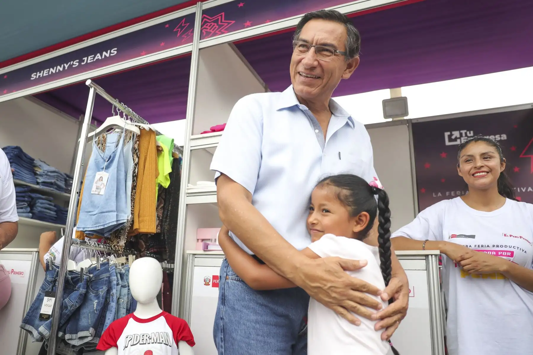 En el marco del Día Internacional de la Mujer, el presidente de la República, Martín Vizcarra, inaugura la feria Perú Produce Mujer 2020, en la Plaza Cívica de Pro del distrito de Los Olivos.
Foto: ANDINA/Prensa Presidencia