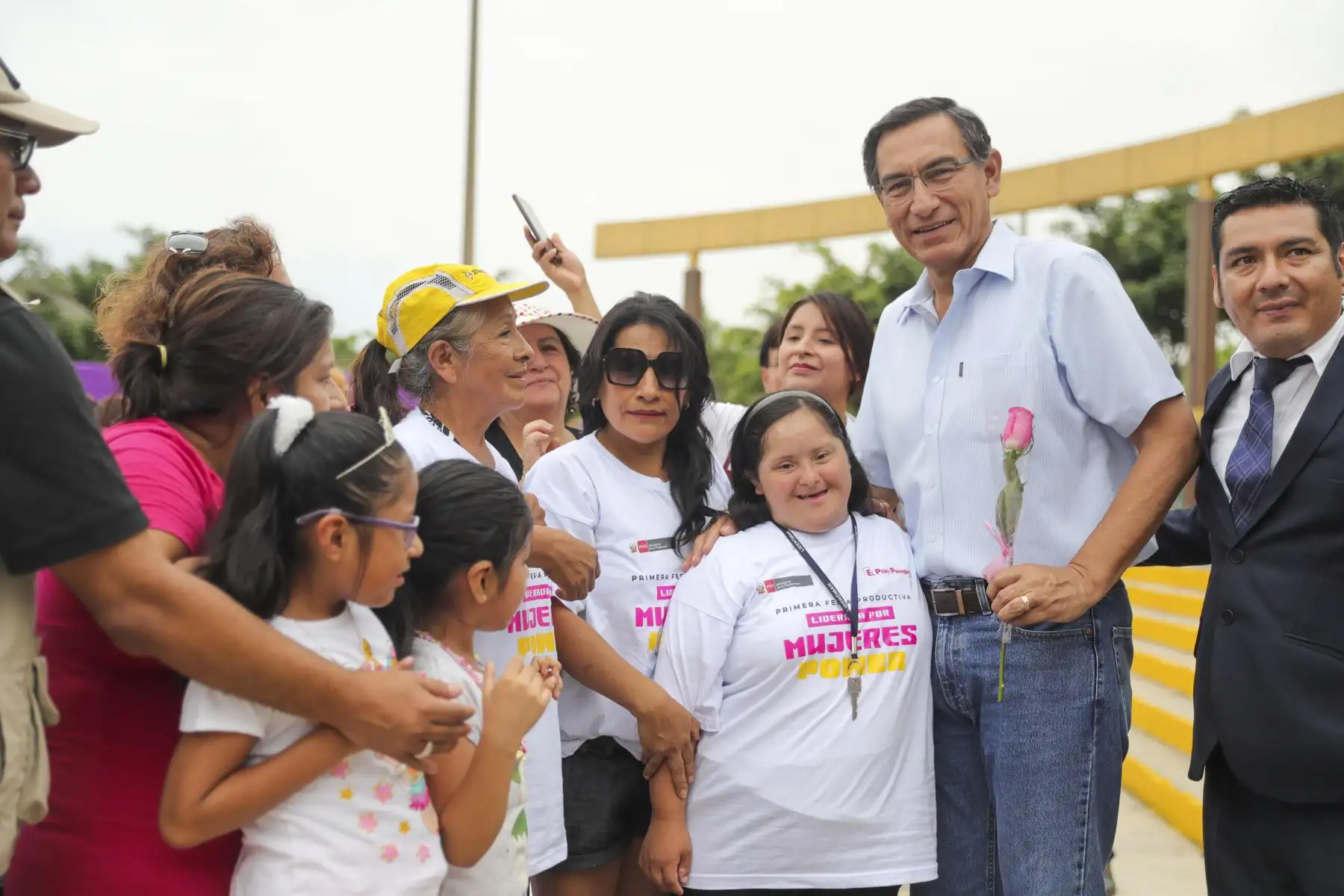 En el marco del Día Internacional de la Mujer, el presidente de la República, Martín Vizcarra, inaugura la feria Perú Produce Mujer 2020, en la Plaza Cívica de Pro del distrito de Los Olivos.
Foto: ANDINA/Prensa Presidencia