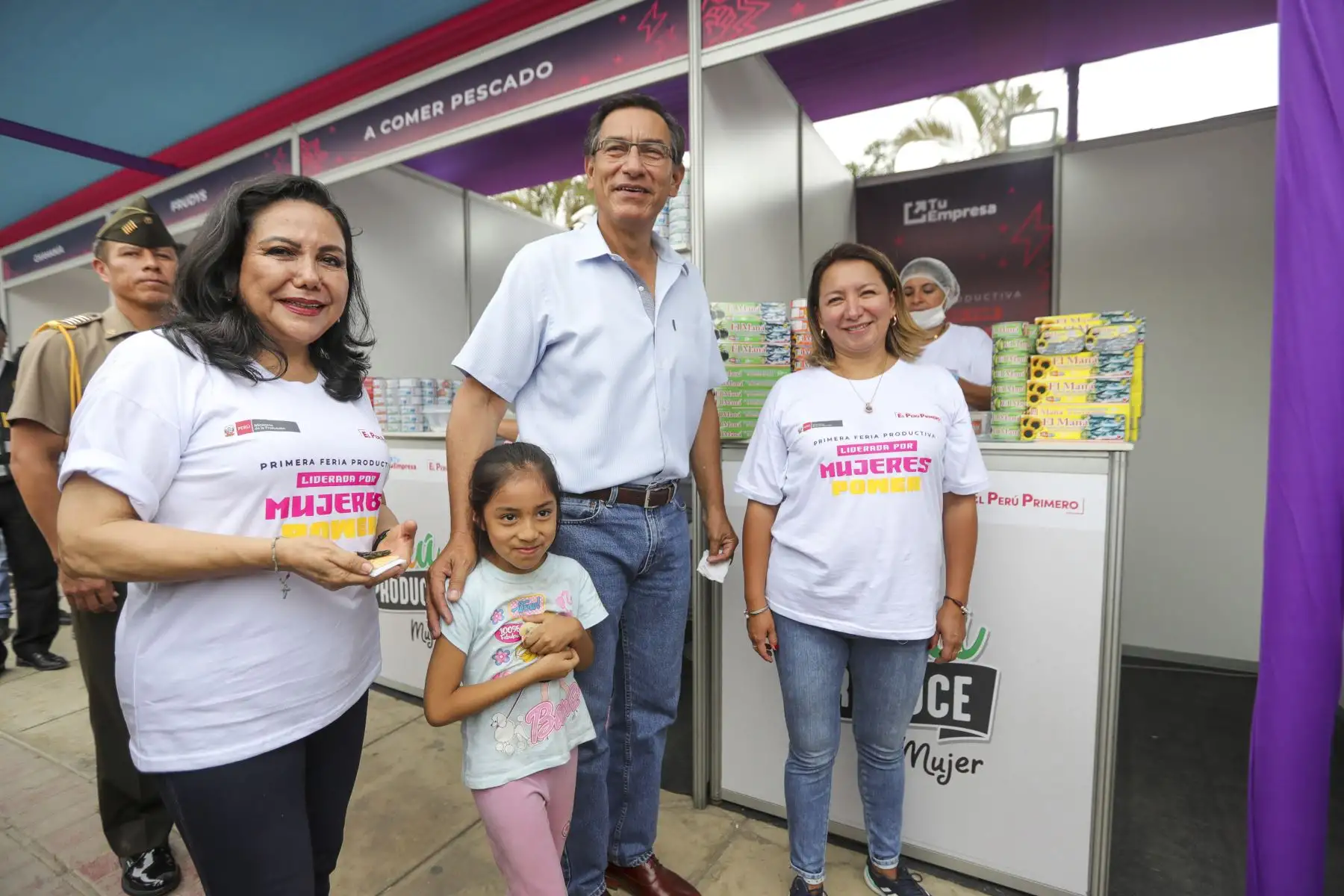 En el marco del Día Internacional de la Mujer, el presidente de la República, Martín Vizcarra, inaugura la feria Perú Produce Mujer 2020, en la Plaza Cívica de Pro del distrito de Los Olivos.
Foto: ANDINA/Prensa Presidencia
