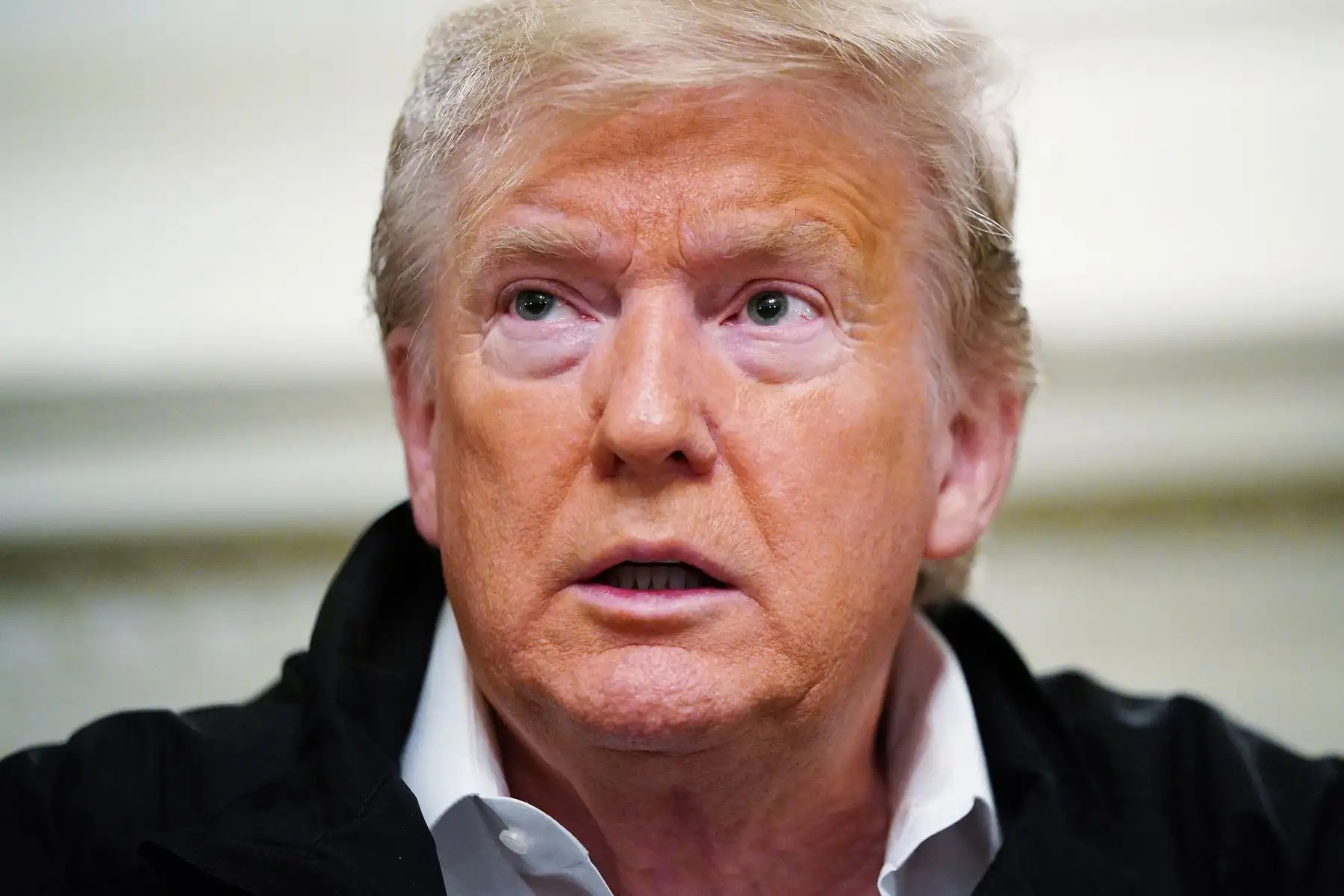 "Creo que el régimen (del medicamento) termina en un día o dos. Creo que son dos días", manifestó el mandatario en declaraciones a la prensa en la Casa Blanca. Foto: AFP