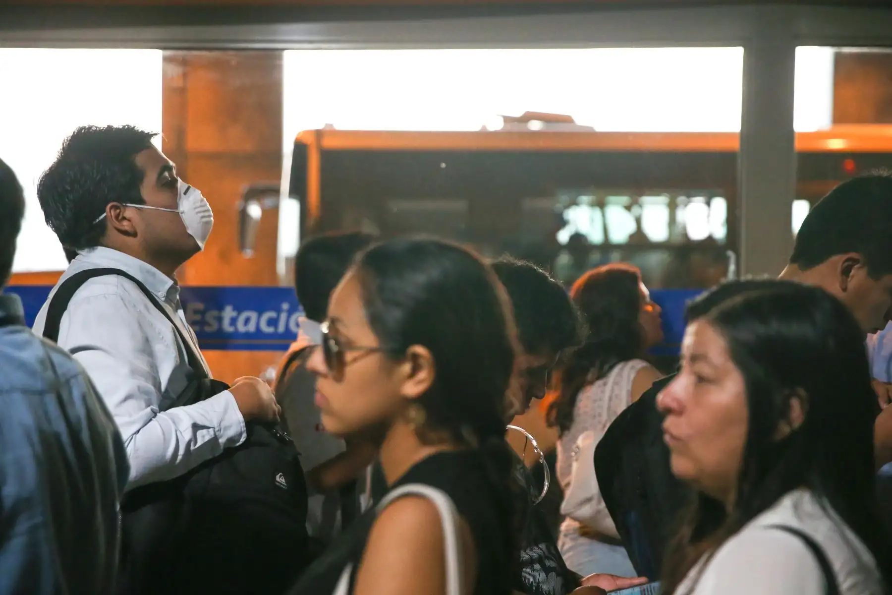La Municipalidad de Lima informa sobre las medidas de prevención adoptadas en los buses, estaciones y terminales del Metropolitano ante la llegada a nuestro país del coronavirus. Foto: ANDINA/Jhonel Rodríguez Robles