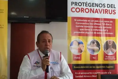 El gerente de Salud de Arequipa, Dember Muñoz, informó que los dos pacientes con coronavirus reciben atención médica domiciliaria. Foto: ANDINA/Difusión