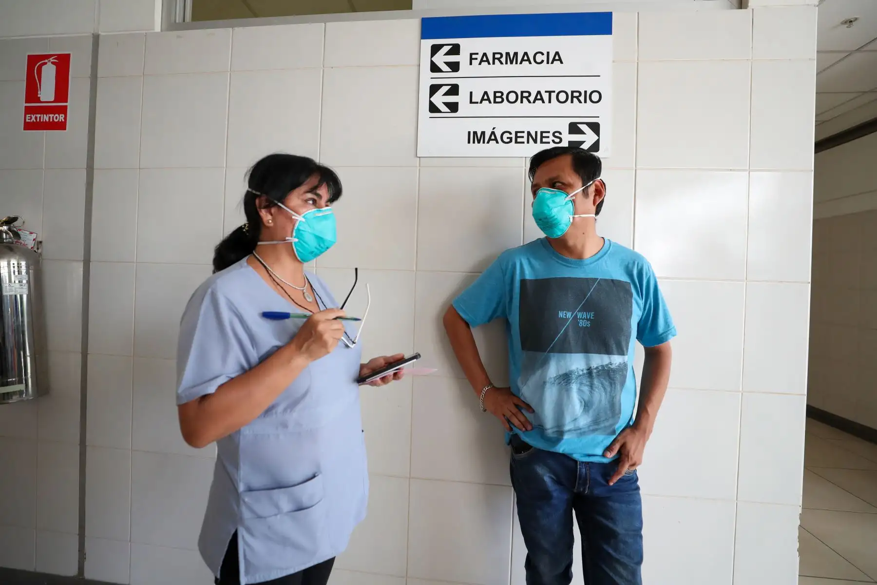 El Jefe del Gabinete Ministerial Vicente Zeballos, visitó las instalaciones del Hospital Regional de Ica y el Hospital Santa María del Socorro, a fin de supervisar las medidas adoptadas para la atención de posibles casos de #Covid19 que se presenten en dicha región.Foto:ANDINA/ PCM