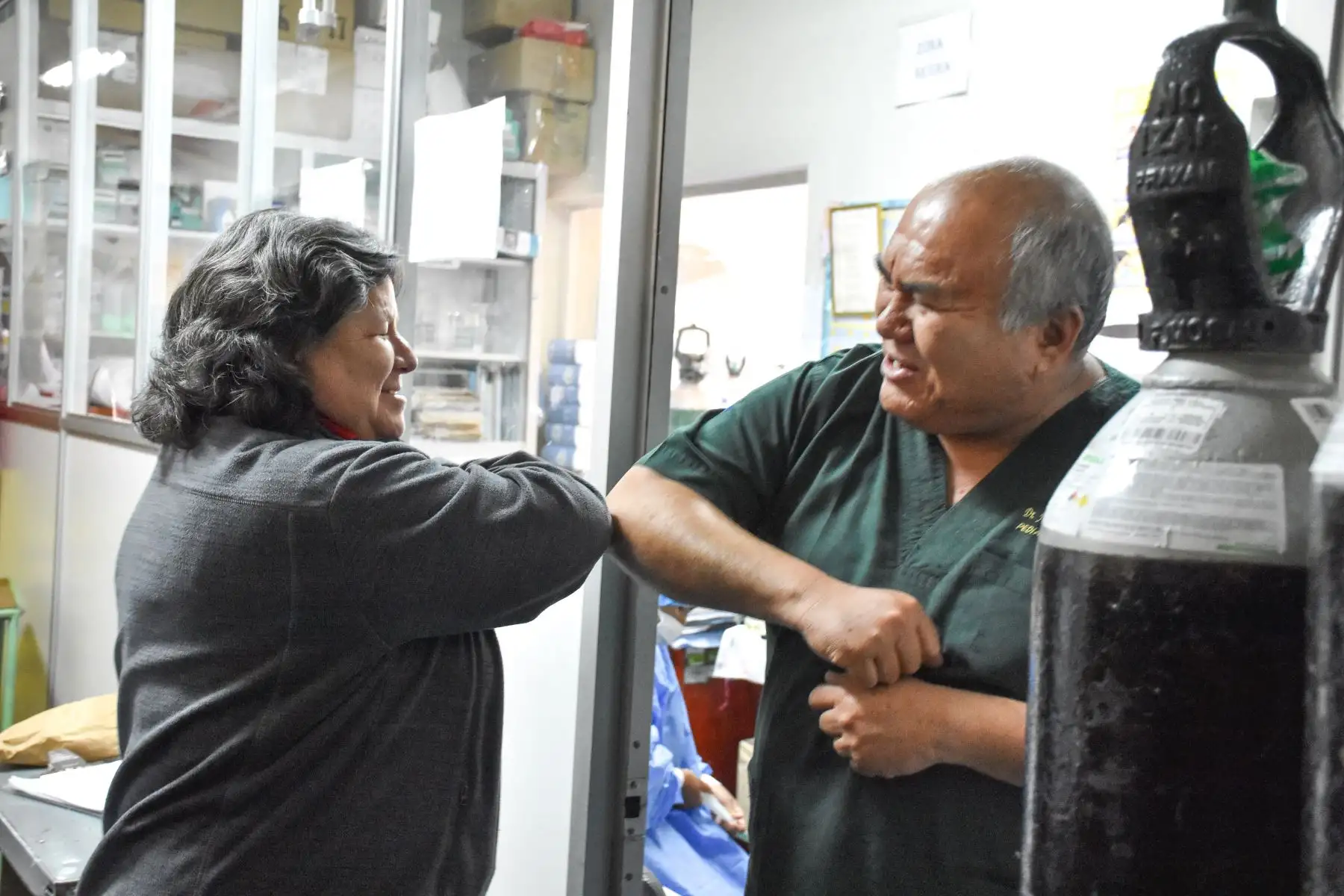 La Ministra del Midis Ariela Luna llegó al departamento de Huancavelica, con el fin de articular con las autoridades regionales y locales las acciones para la prevención ante  el COVID-19. Foto:ANDINA/ Midis