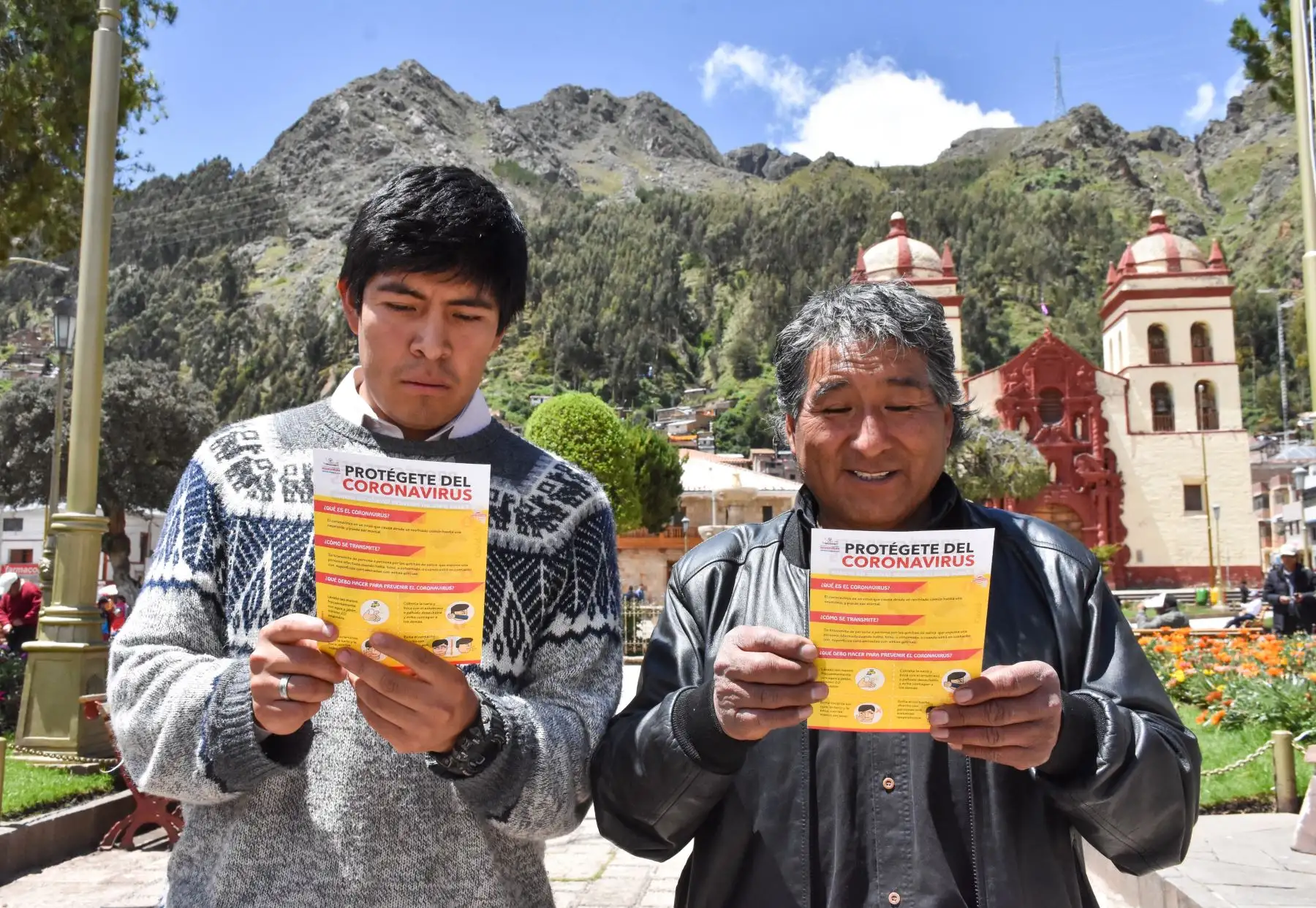 La Ministra del Midis Ariela Luna llegó al departamento de Huancavelica, con el fin de articular con las autoridades regionales y locales las acciones para la prevención ante  el COVID-19. Foto:ANDINA/ Midis