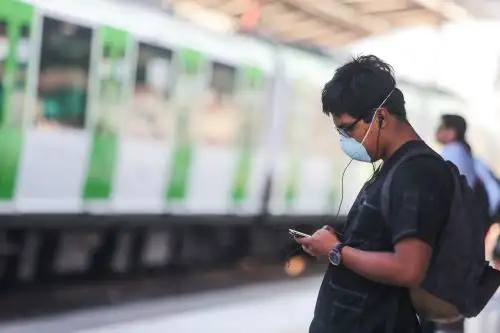 En las estaciones del Metro de Lima se realizaron pruebas de diagnóstico de covid-19 como medida preventiva para reducir los contagios en unidades de transporte público.. Foto: ANDINA/Jhonel Rodríguez Robles