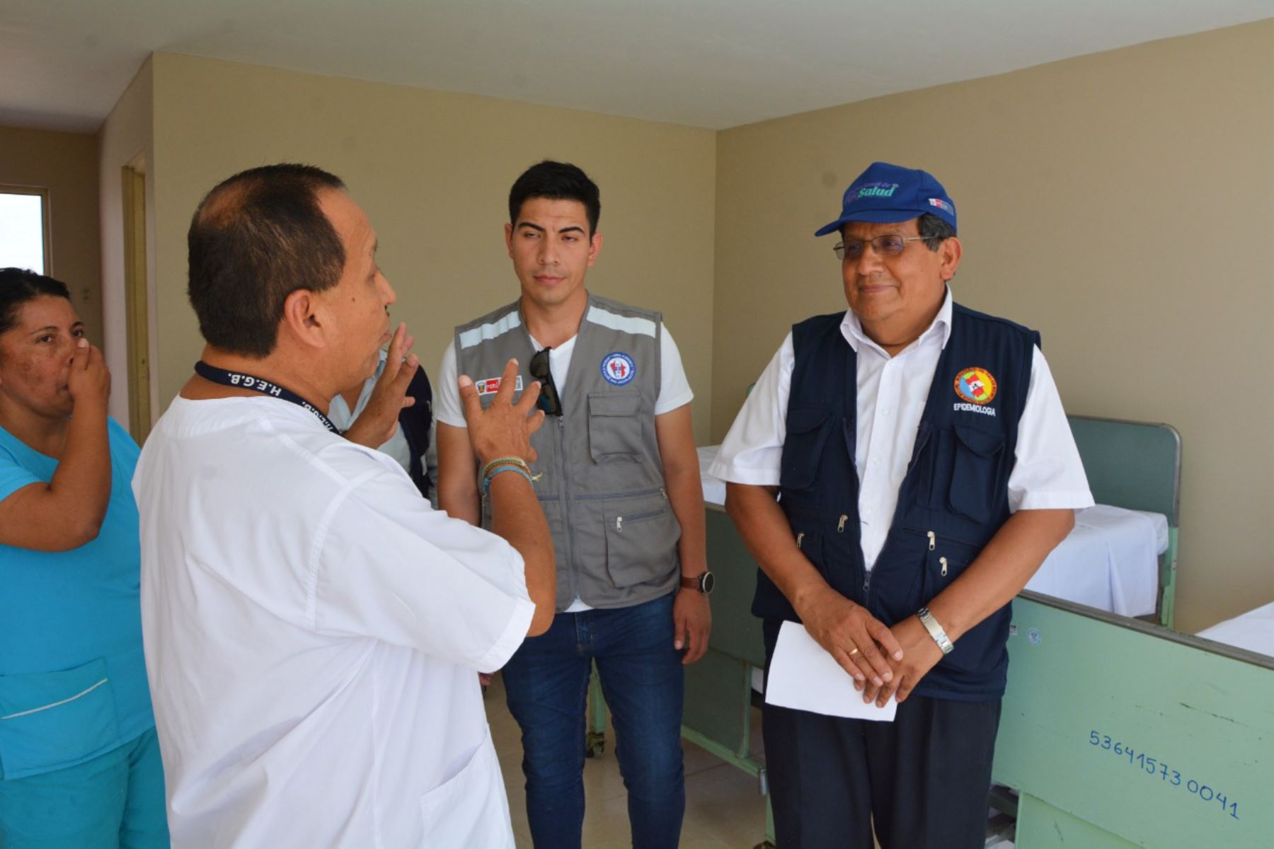 El director regional de Salud, Luis Alberto Huamaní, suscribió comunicado que desmiente la existencia de una familia con sospecha de coronavirus. Foto: ANDINA/Difusión