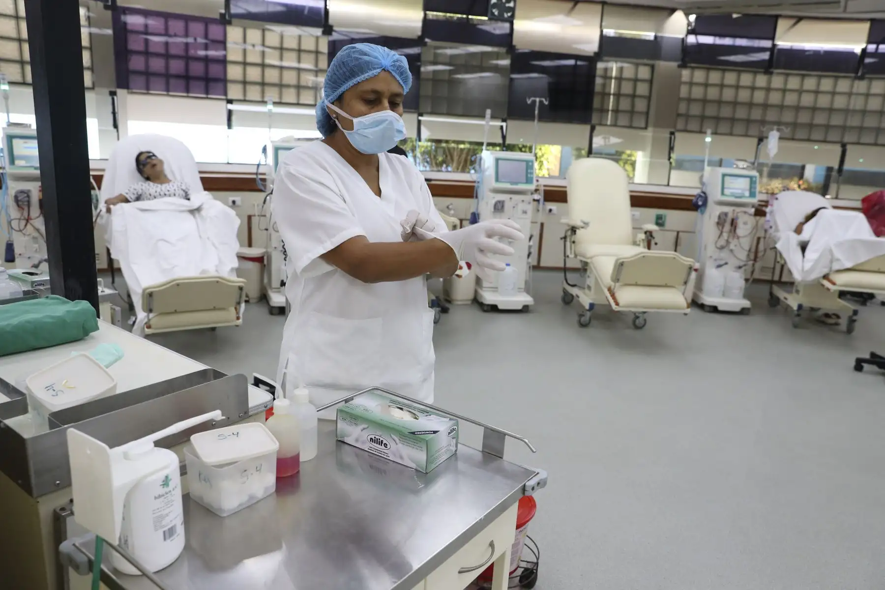 El Centro Nacional de Salud Renal de EsSalud, indica formas de prevención de coronavirus en pacientes con enfermedades renales crónicas.  Foto: ANDINA/Melina Mejía