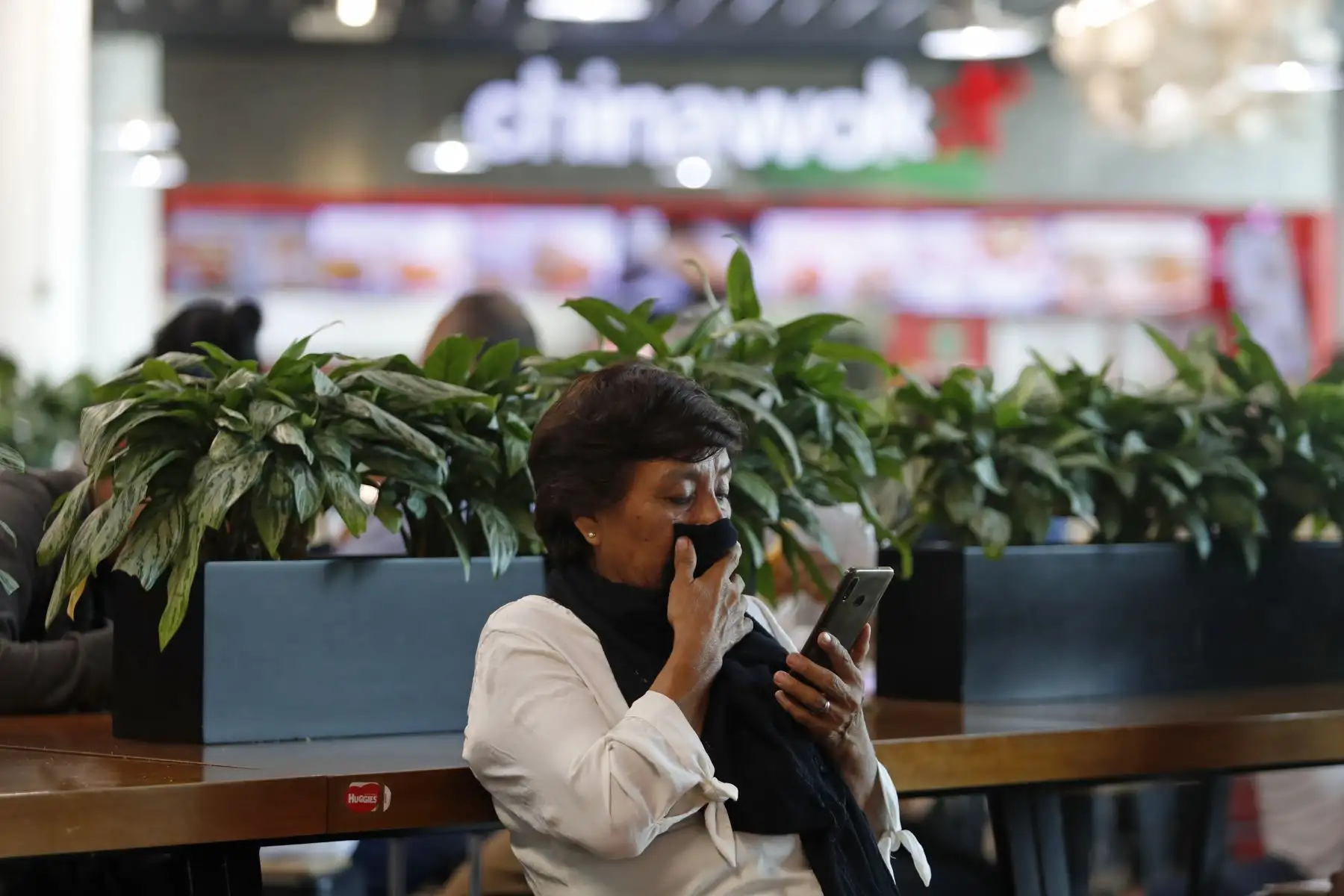 Panorama en Aeropuerto Jorge Chávez a casi una semana de confirmarse presencia del Coronavirus en Perú. Foto: ANDINA/Renato Pajuelo
