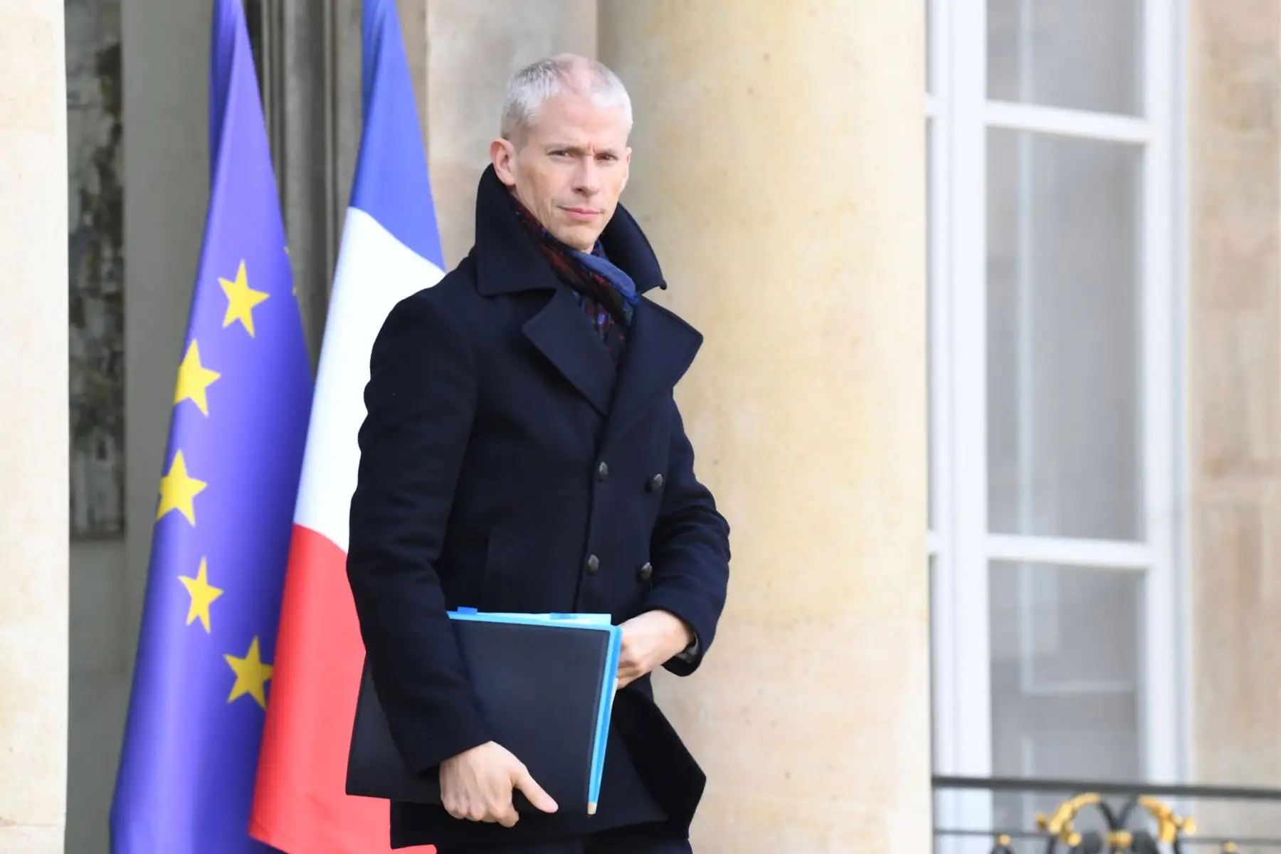 El ministro de Cultura de Francia, Franck Riester, se convirtió  en el último funcionario de alto perfil en dar positivo al COVID-19.
Foto: AFP