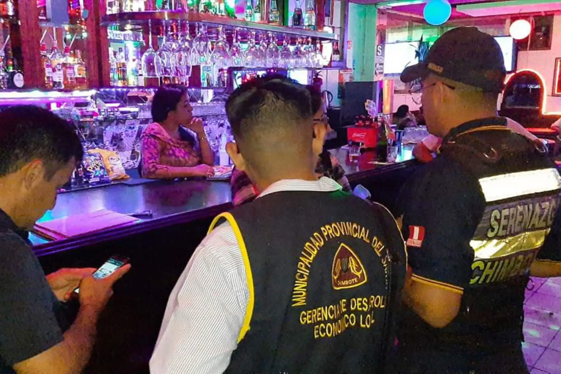 Municipalidad del Santa realiza operativo en Chimbote para cumplir las medidas restrictivas aprobadas por el Gobierno para enfrentar el coronavirus. ANDINA/Difusión