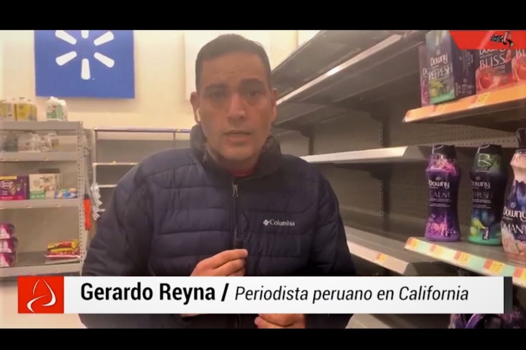 Periodista peruano Gerardo Reyna informa desde California.