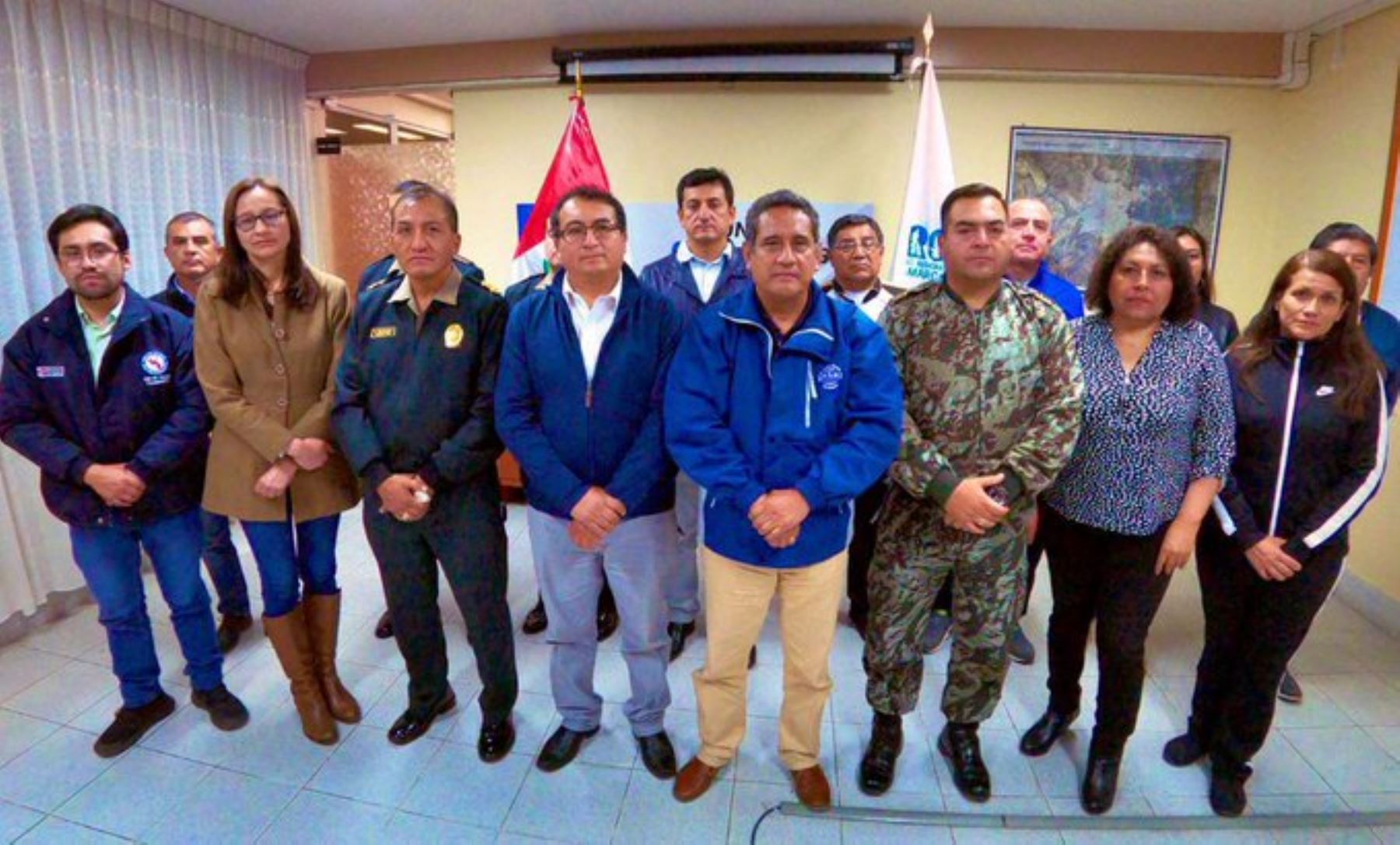 El Coresec de Cajamarca, encabezado por el gobernador Mesías Guevara, adopta medidas para garantizar el aislamiento social por el coronavirus.