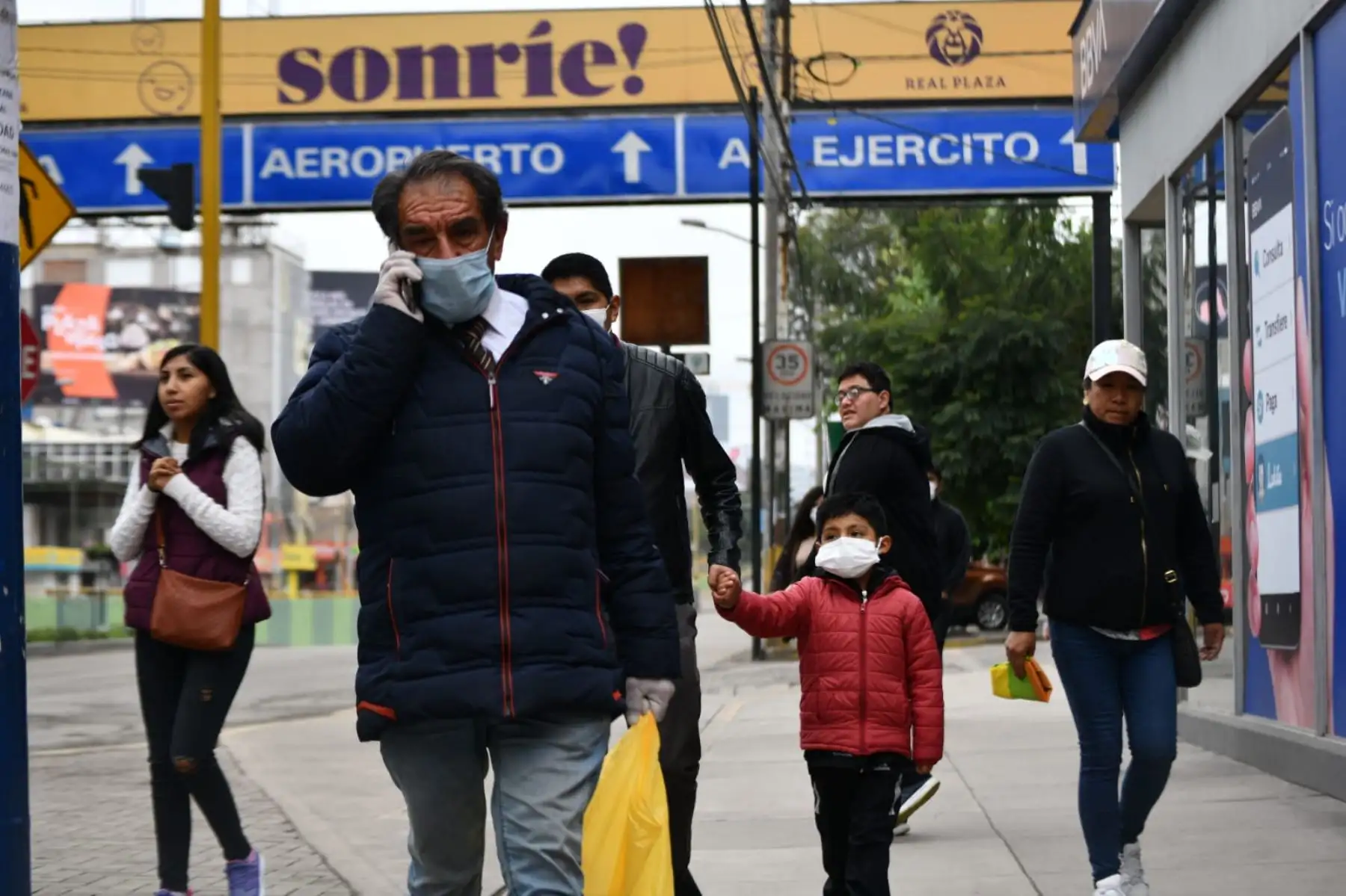 Arequipa acata las medidas de prevención en el segundo día de Estado de Emergencia dispuesta por el gobierno. Foto: ANDINA/cortesía (Frase corta)