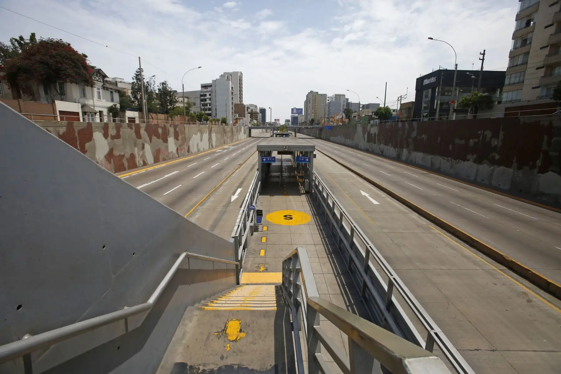 Estación Benavides del Metropolitano. Foto: ANDINA/Renato Pajuelo