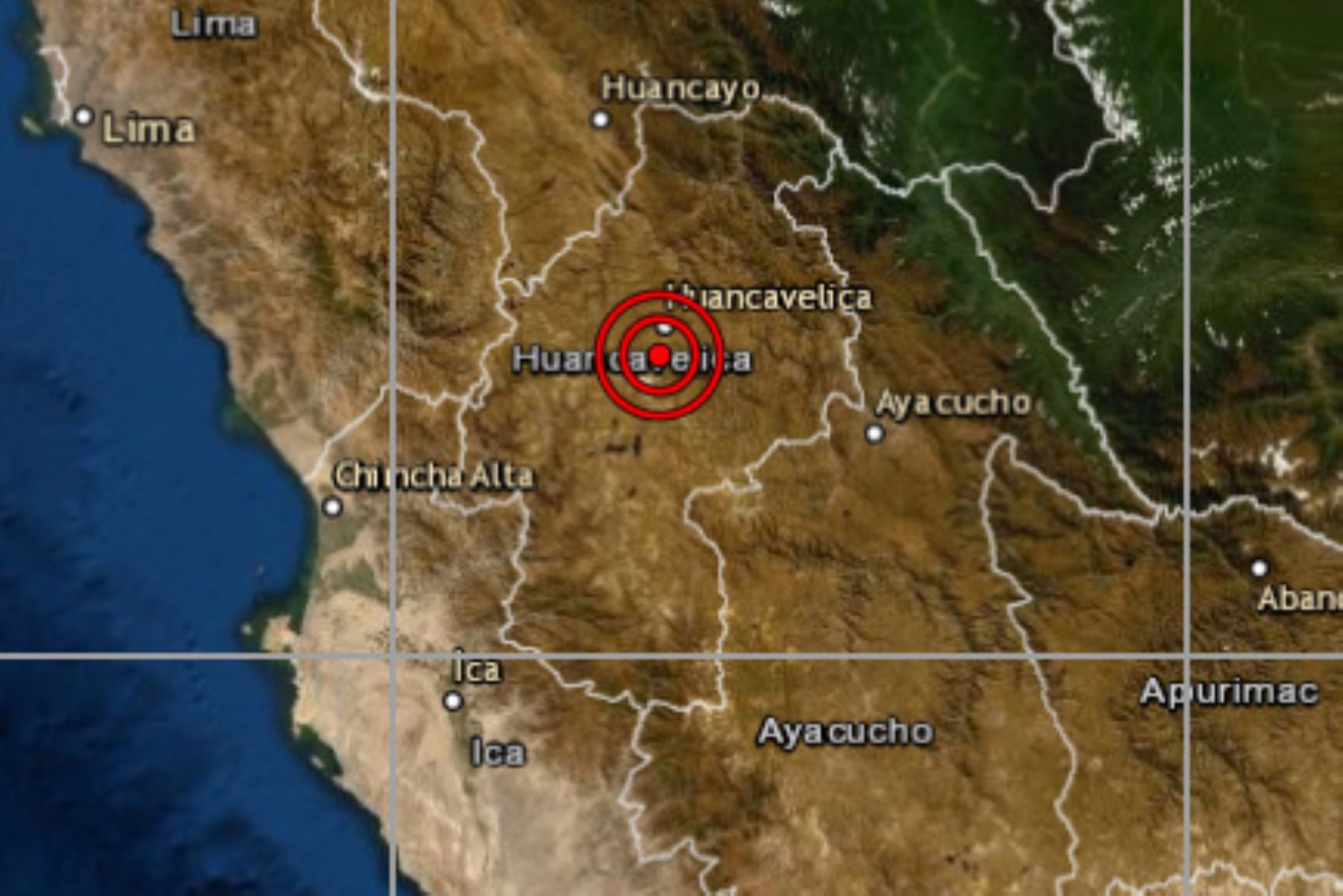 A las 17:36 horas ocurrió un sismo a 11 kilómetros al sur de Huancavelica, el quinto en el país en lo que va del día.