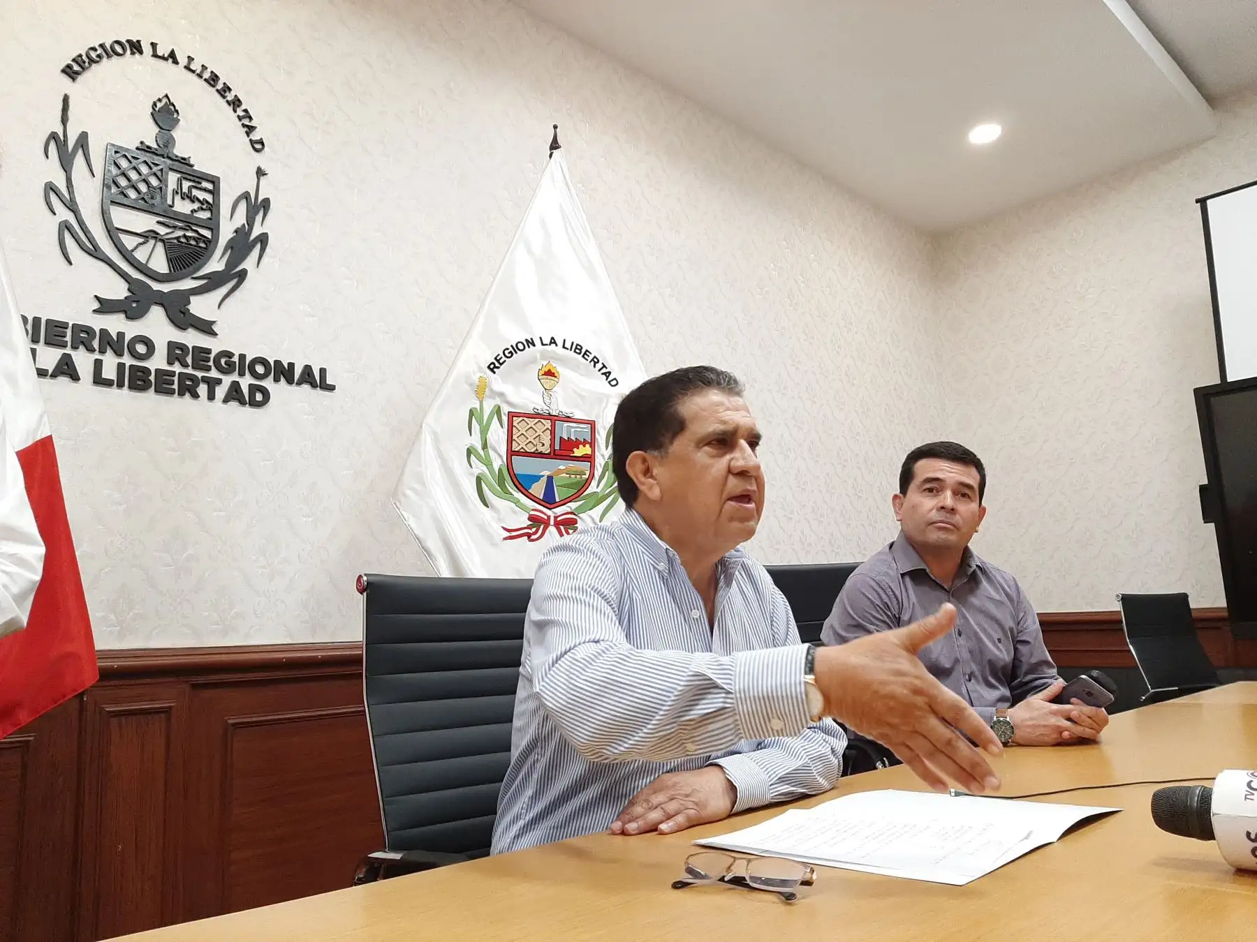 Gobernador regional de La Libertad, Manuel Llempén Coronel. Foto: Cortesía