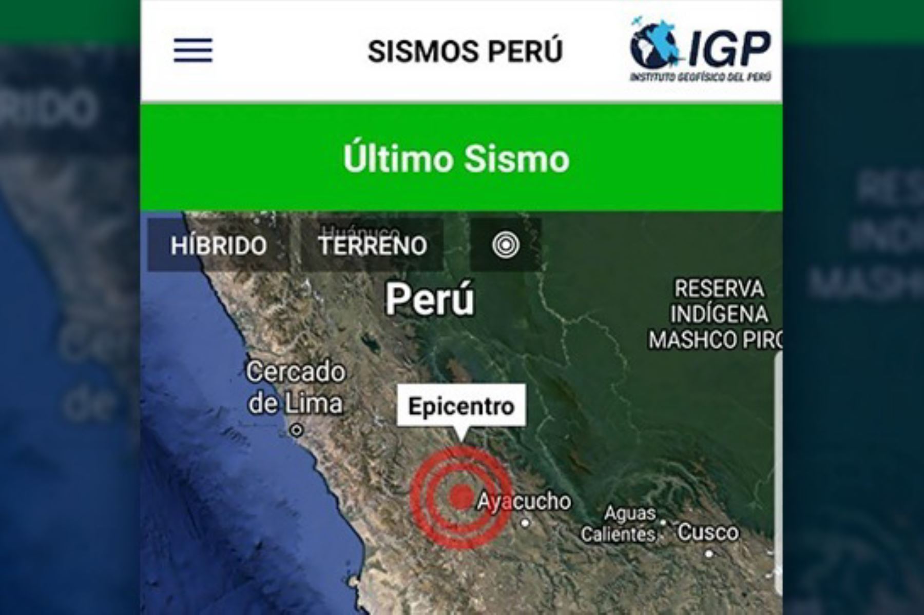 Diez sismos se han registrado en menos de 72 horas en la  región surandina de Huancavelica.