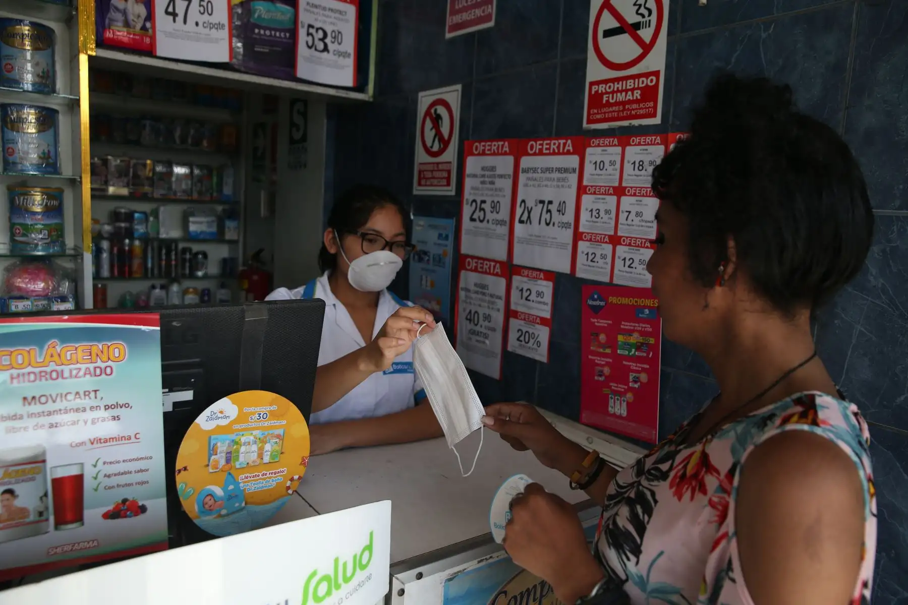 Las boticas, mercados y supermercados funcionan con normalidad y se encuentran abastecidos de productos, durante el Estado de Emergencia para prevenir el coronavirus Covid 19. Foto: ANDINA/Jhonel Rodríguez Robles