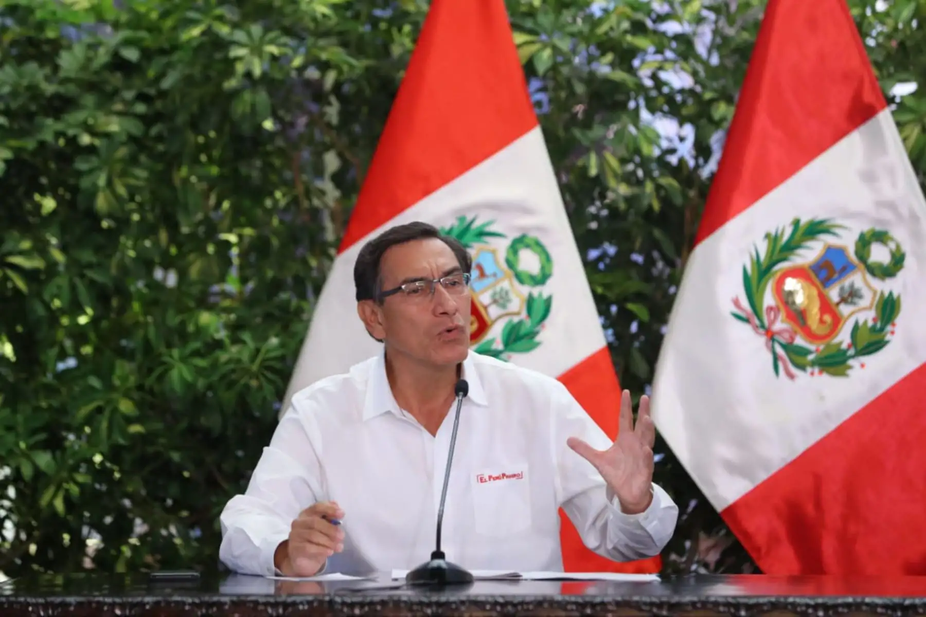 Coronavirus: Presidente Vizcarra insta a regiones reforzar medidas para evitar contagio, siendo la principal el aislamiento social obligatorio. . ANDINA/Prensa Presidencia
