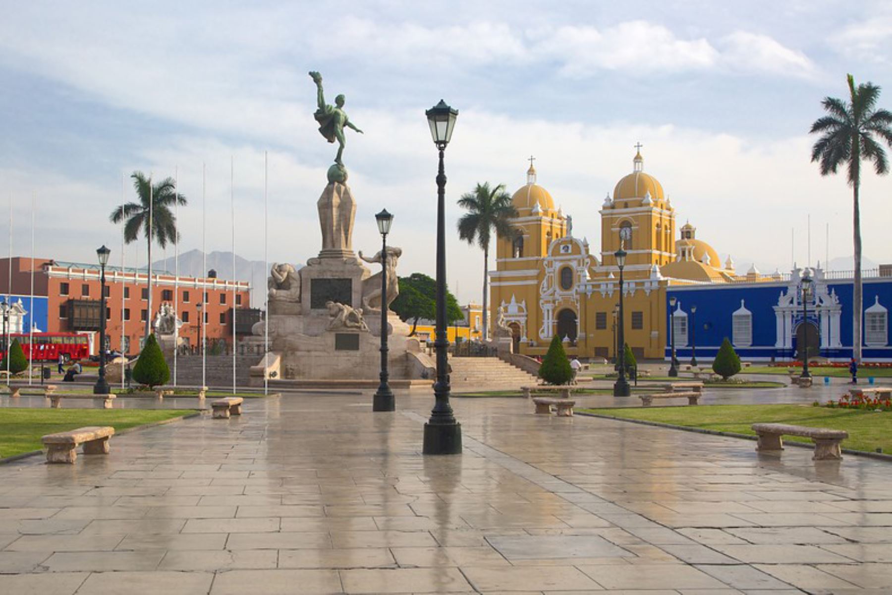 Plaza de Armas de la ciudad de Trujillo, capital de la región La Libertad. Foto: ANDINA/Difusión