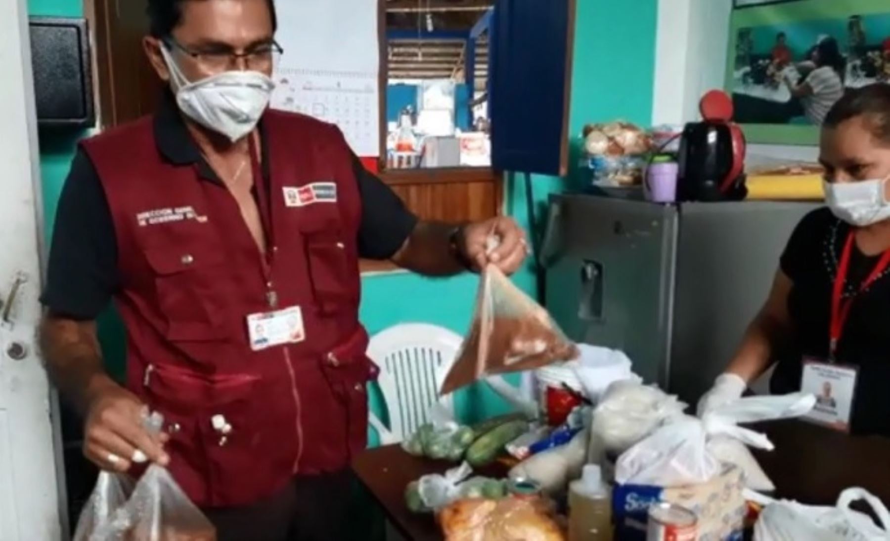 Coronavirus: entregan víveres a familia del primer caso positivo en la región San Martín
