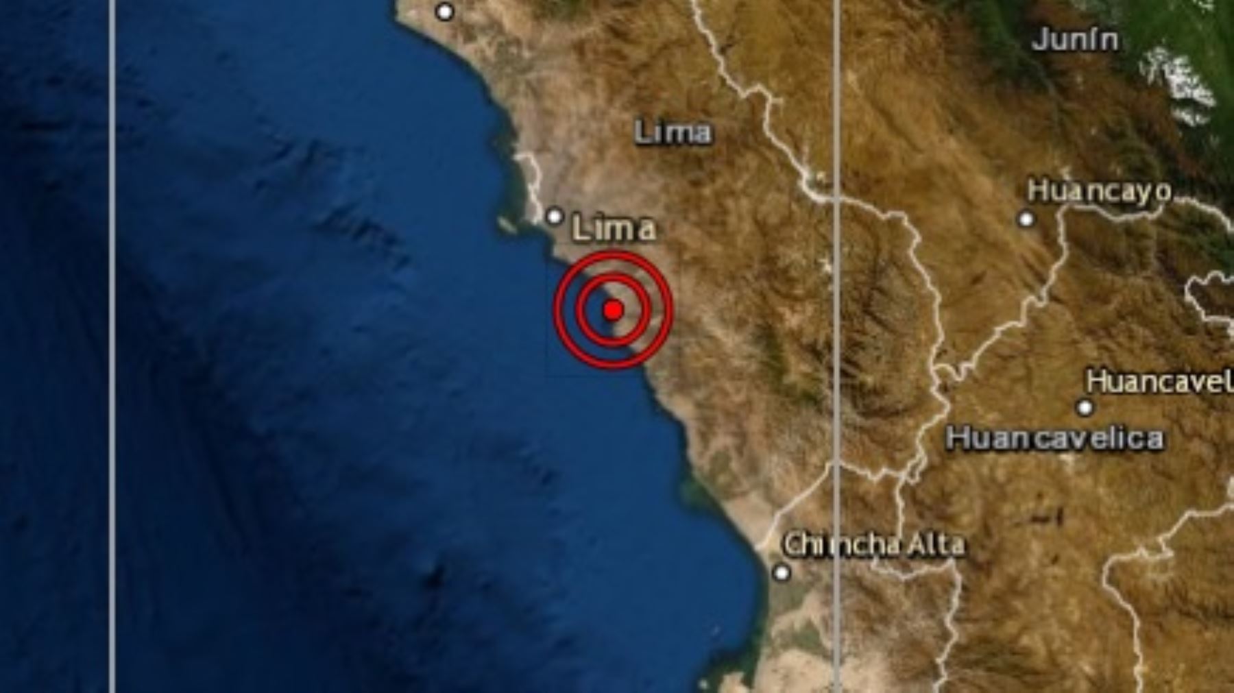 Un sismo de magnitud 3.7 se registró esta mañana en la provincia de Cañete, departamento de Lima, reportó el Instituto Geofísico del Perú (IGP).