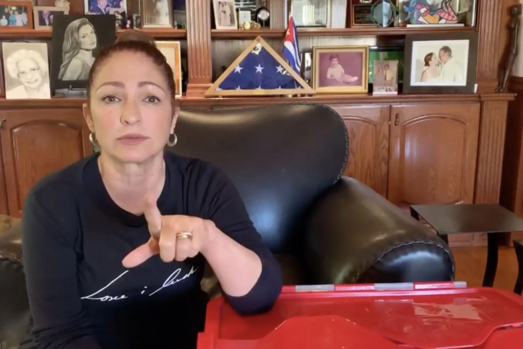 Artista Gloria Estefan  se queda en casa como medida para combaitir al covid-19.
Foto: Instagram Gloria Estefan