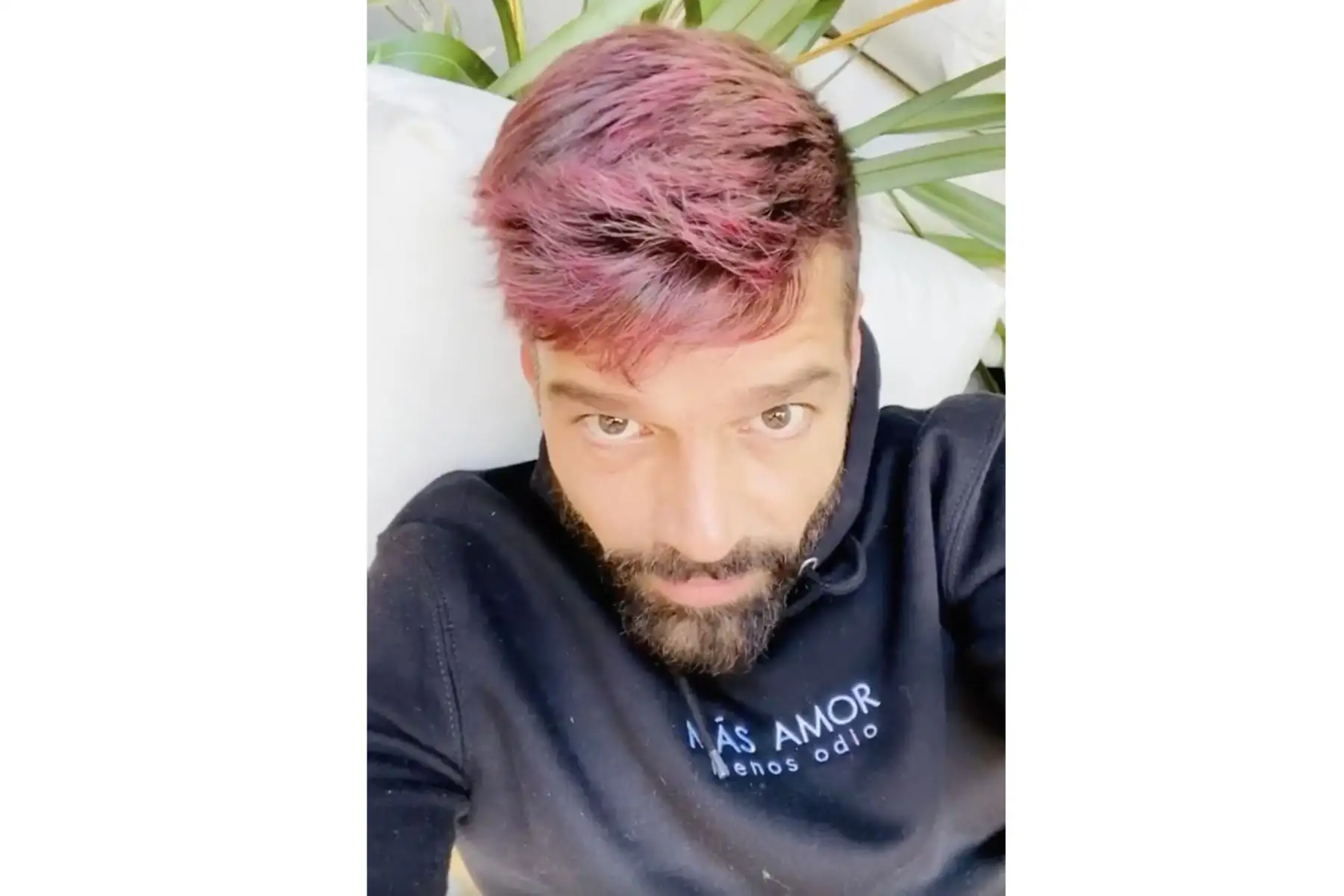 Artista Ricky Martin  se queda en casa como medida para combaitir al covid-19.
Foto: Instagram Ricky Martin