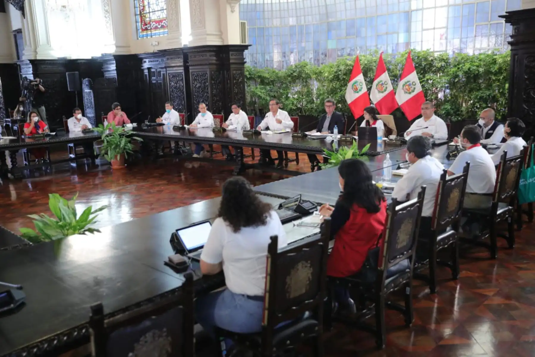 Coronavirus: ministros destacan implementación de medidas de prevención en regiones. ANDINA/Prensa Presidencia