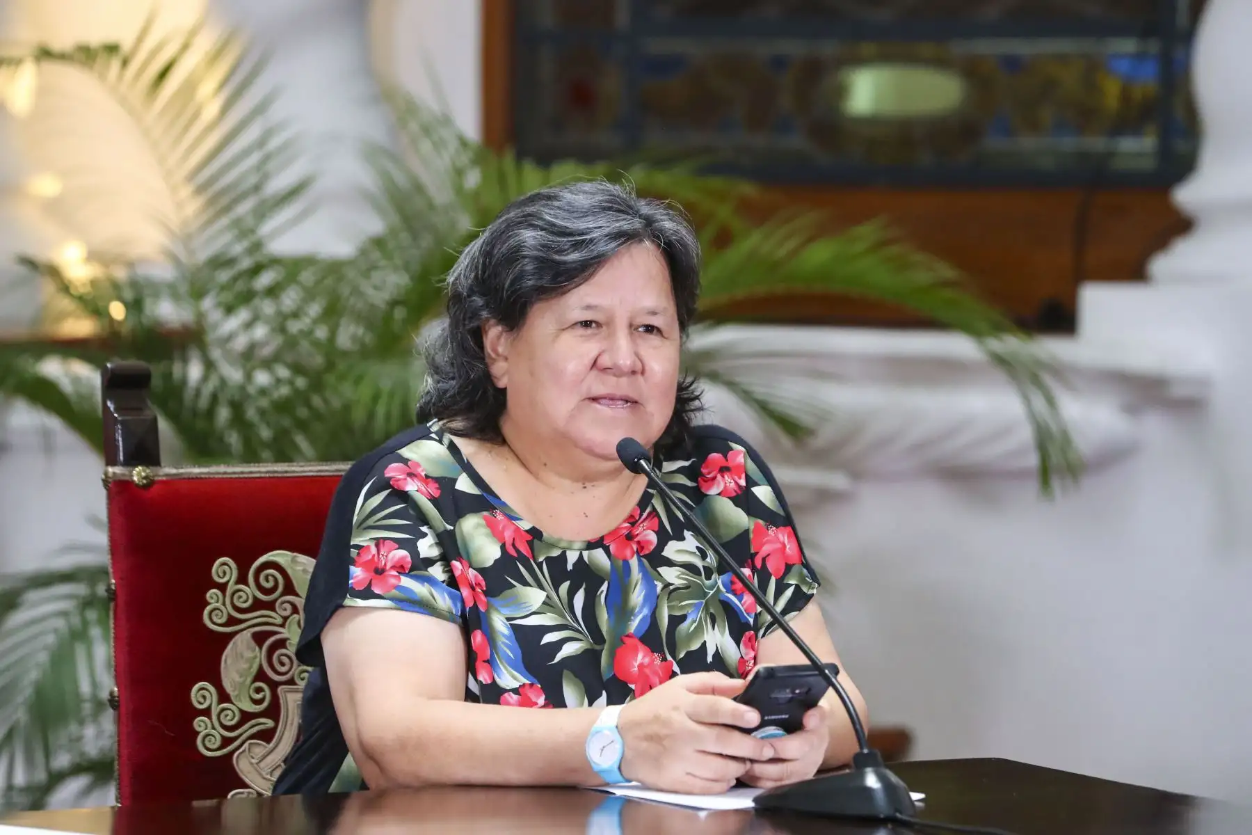 Ministra de Desarrollo e Inclusión Social, Ariela Luna. ANDINA/Prensa Presidencia
