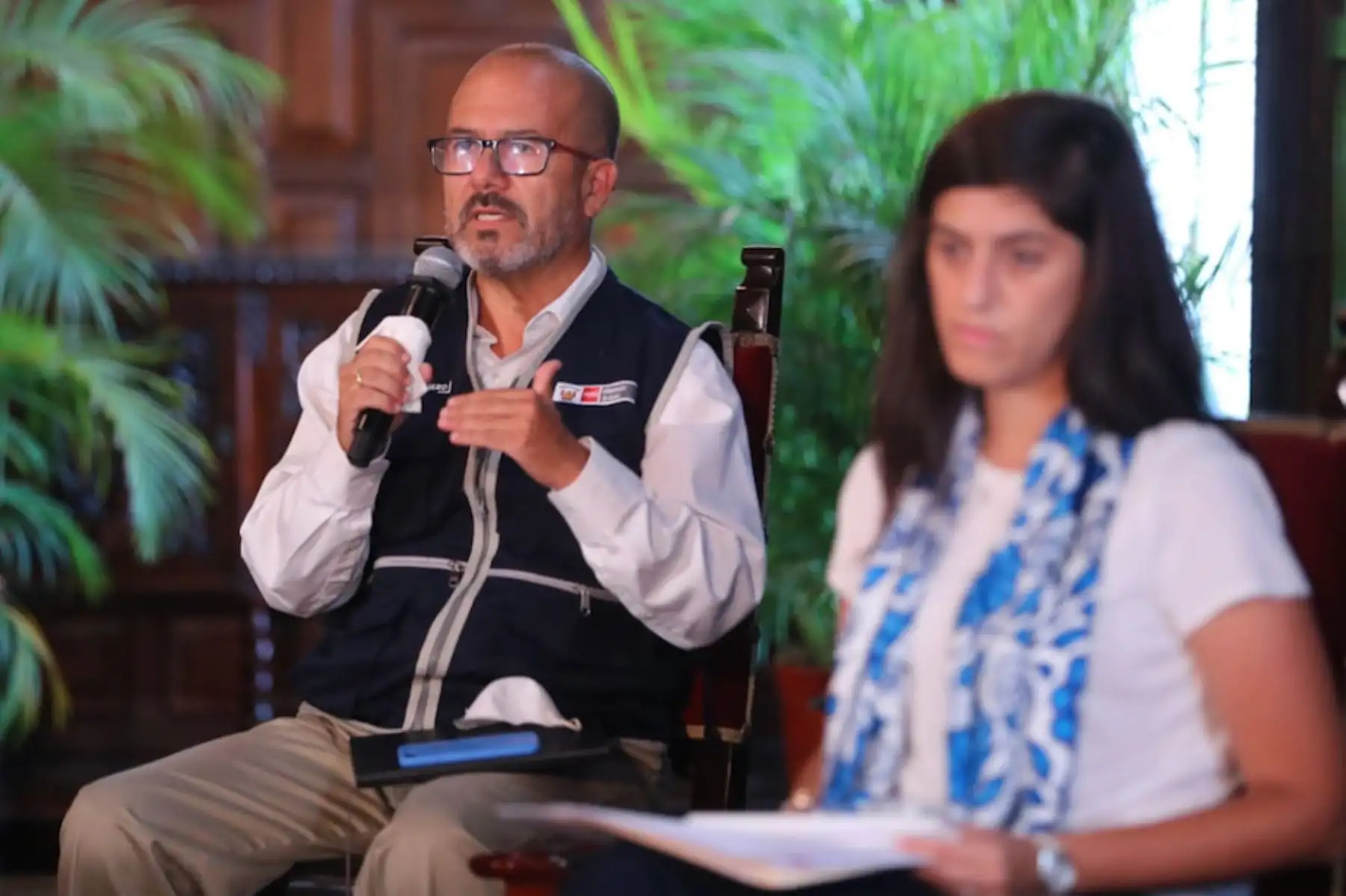 Ministro de Salud a Víctor Marcial Zamora Mesía informó sobre las medidas y acciones que implementa su sector  en el Estado de Emergencia Nacional contra el COVID-19.Foto: ANDINA/Presidencia