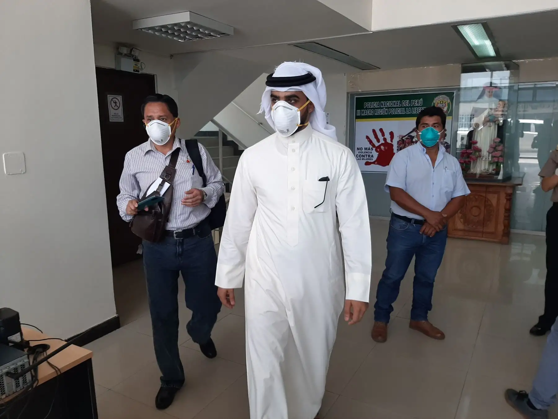 El empresario árabe Yaqoob Mubarak expresó su intención de entregar ayuda humanitaria a los trujillanos más necesitados. Foto: Cortesía