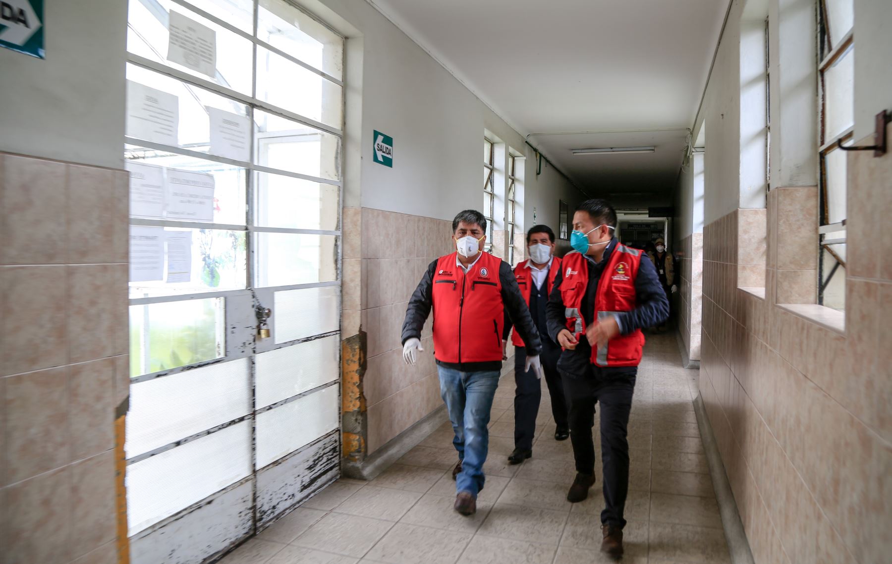 Ayacucho implementa nuevo pabellón en el antiguo Hospital Regional para atender a pacientes con coronavirus Covid-19. ANDINA/Difusión
