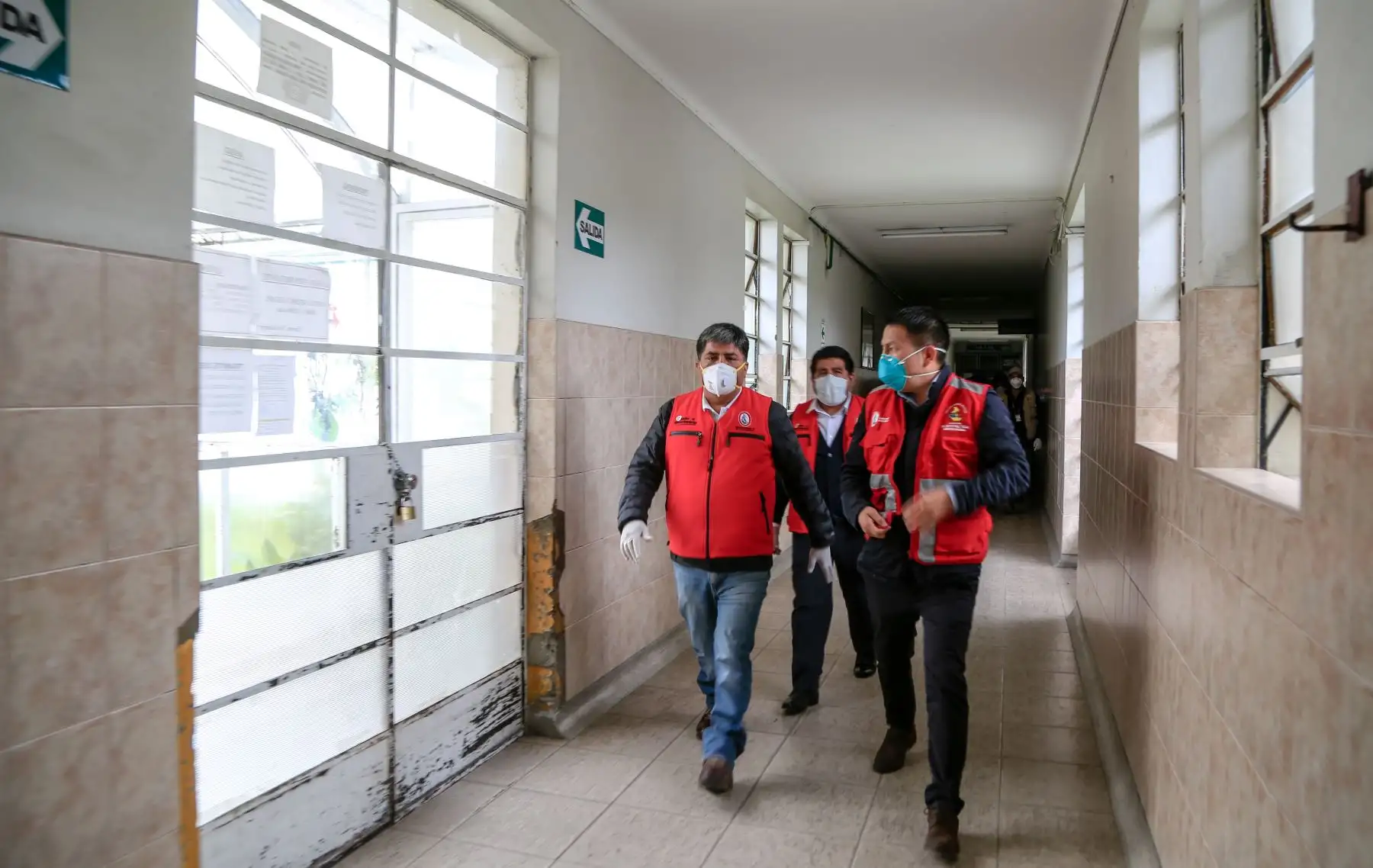 Ayacucho implementa nuevo pabellón en el antiguo Hospital Regional para atender a pacientes con coronavirus Covid-19. ANDINA/Difusión