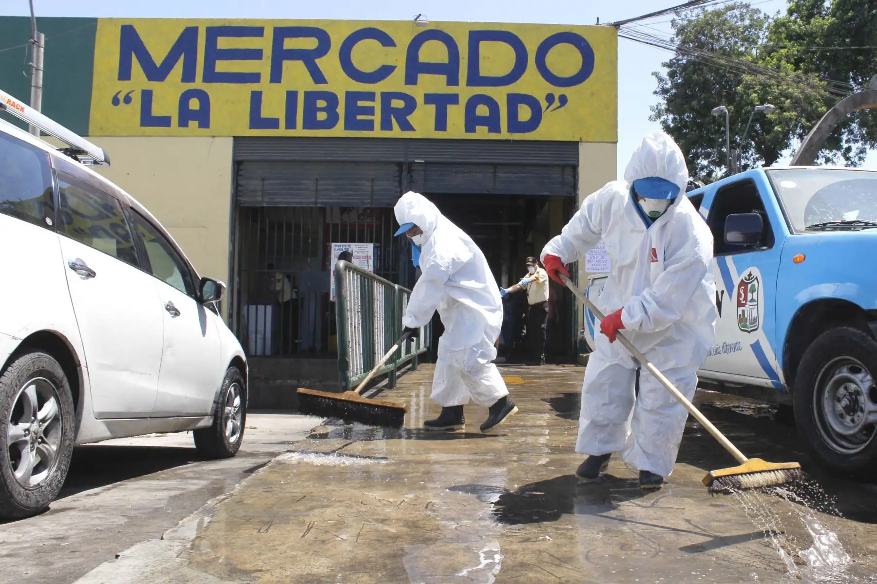 Después de controlada la pandemia de coronavirus en el Perú, es necesario sacar lecciones aprendidas de limpieza e higiene en lugares públicos como los mercados. ANDINA/Difusión