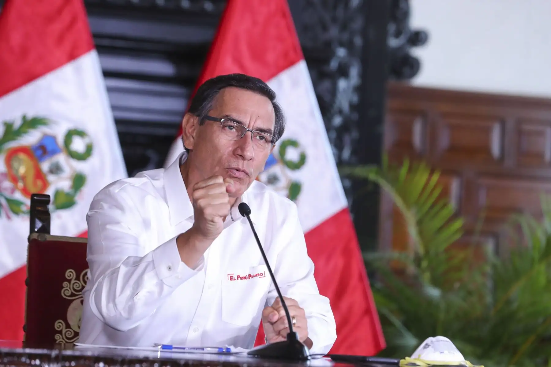 Presidente Vizcarra y ministros de Estado informan sobre las medidas y acciones que se implementan en el Estado de Emergencia Nacional. Foto:ANDINA/Prensa Presidencia