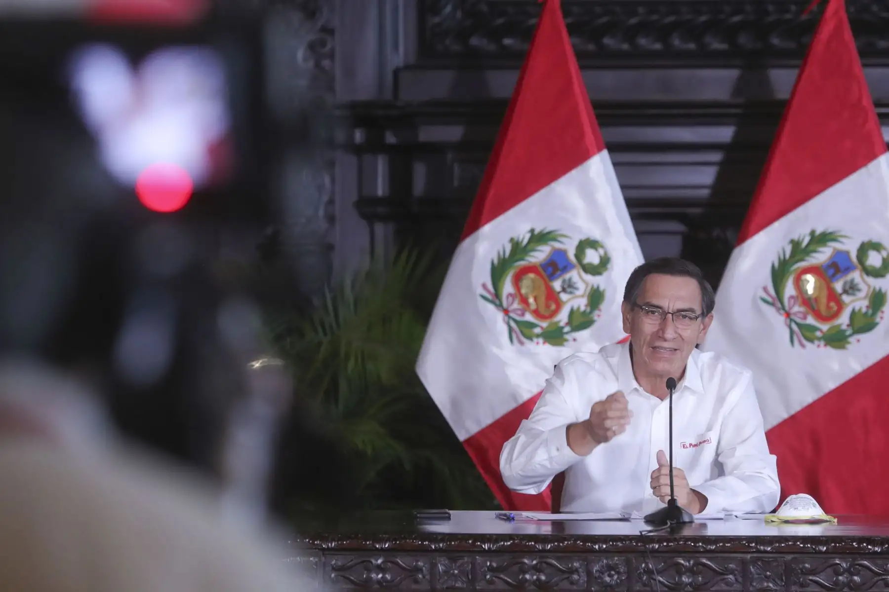 Presidente Vizcarra y ministros de Estado informan sobre las medidas y acciones que se implementan en el Estado de Emergencia Nacional. Foto:ANDINA/Prensa Presidencia