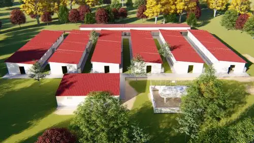 Maqueta de hospitales. Fuente: Agencia IP, Paraguay