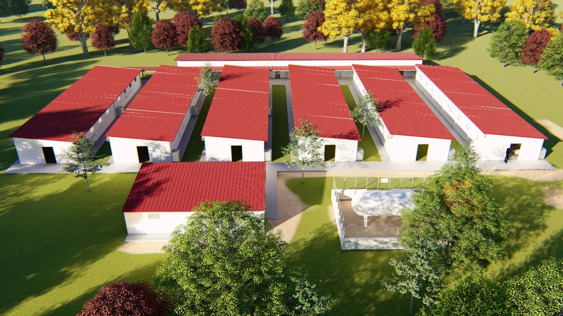 Maqueta de hospitales. Fuente: Agencia IP, Paraguay