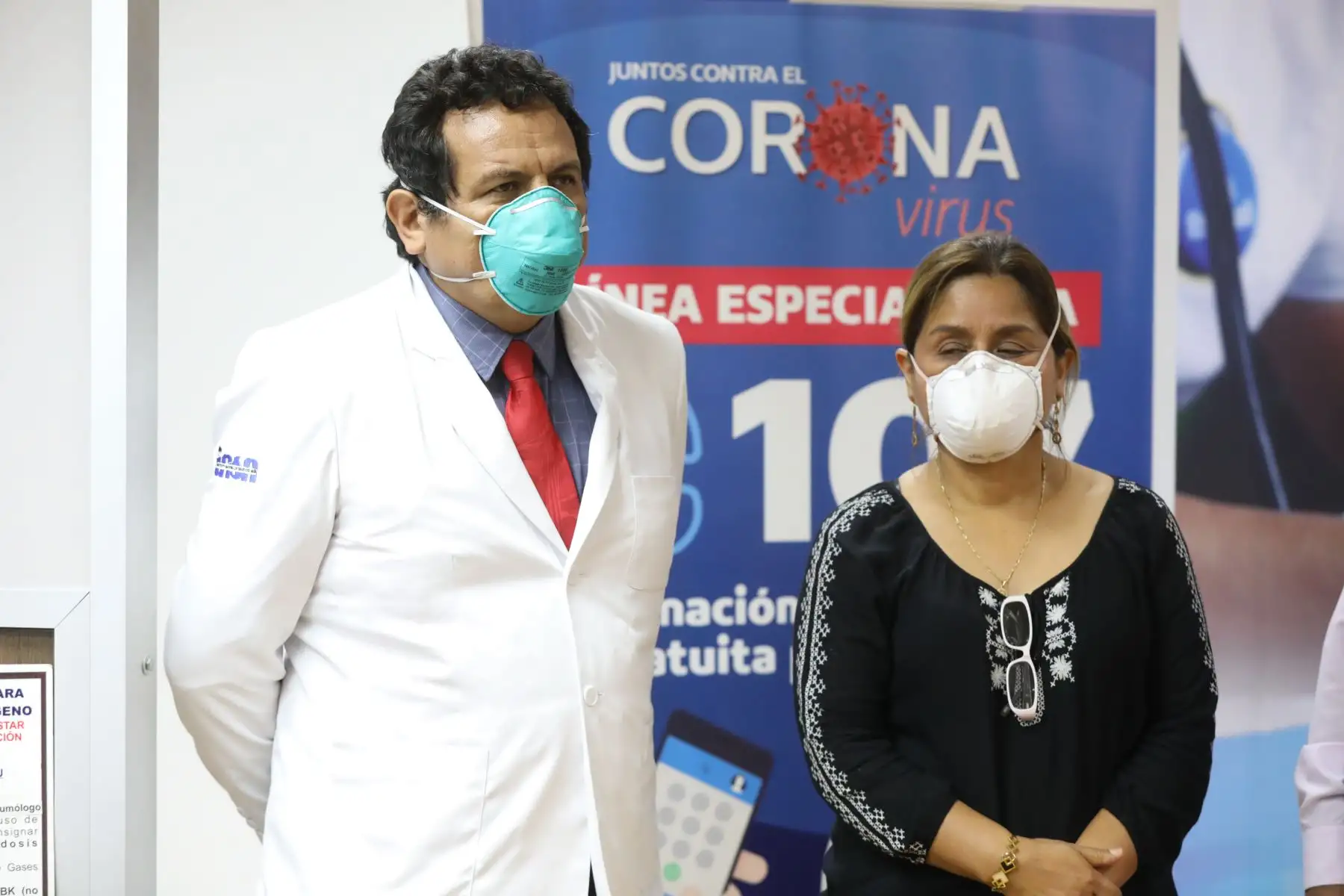 EsSalud recibe donación de materiales sanitarios por parte de la UCV.Foto:ANDINA/Essalud