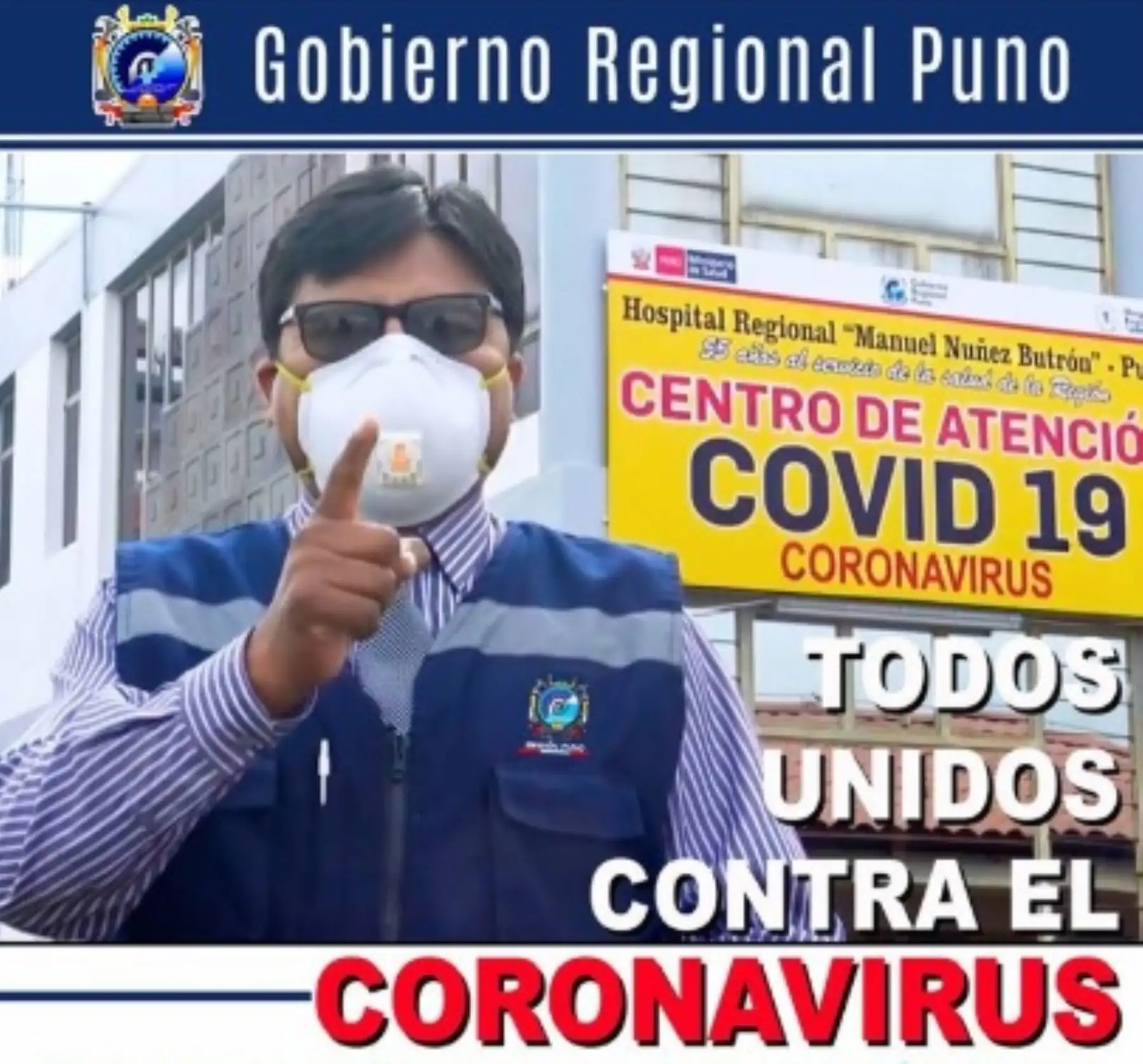 Gobernador regional de Puno (e), Agustín Luque.