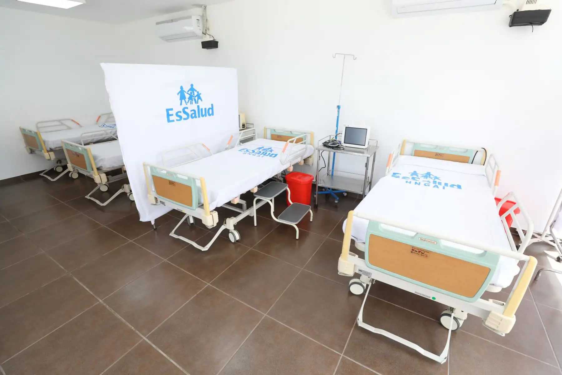 EsSalud continúa los trabajos de implementación en el Hospital Villa Panamericana
Foto: EsSalud
