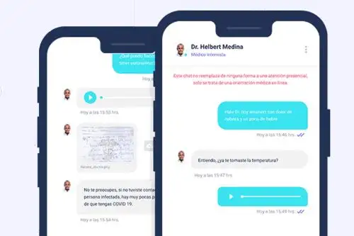 Los pacientes deberán indicar sus síntomas a través de chats privados en la app.