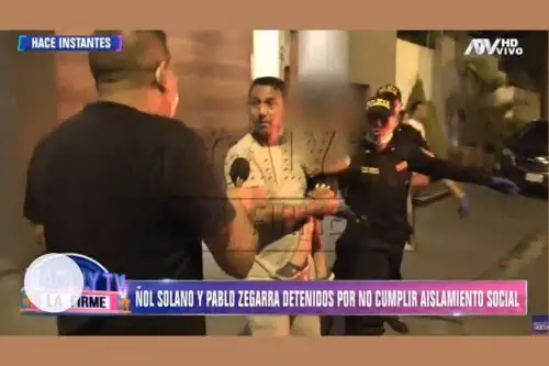 El entrenador nacional negó que se tratase de una fiesta. Foto: captura de TV.
