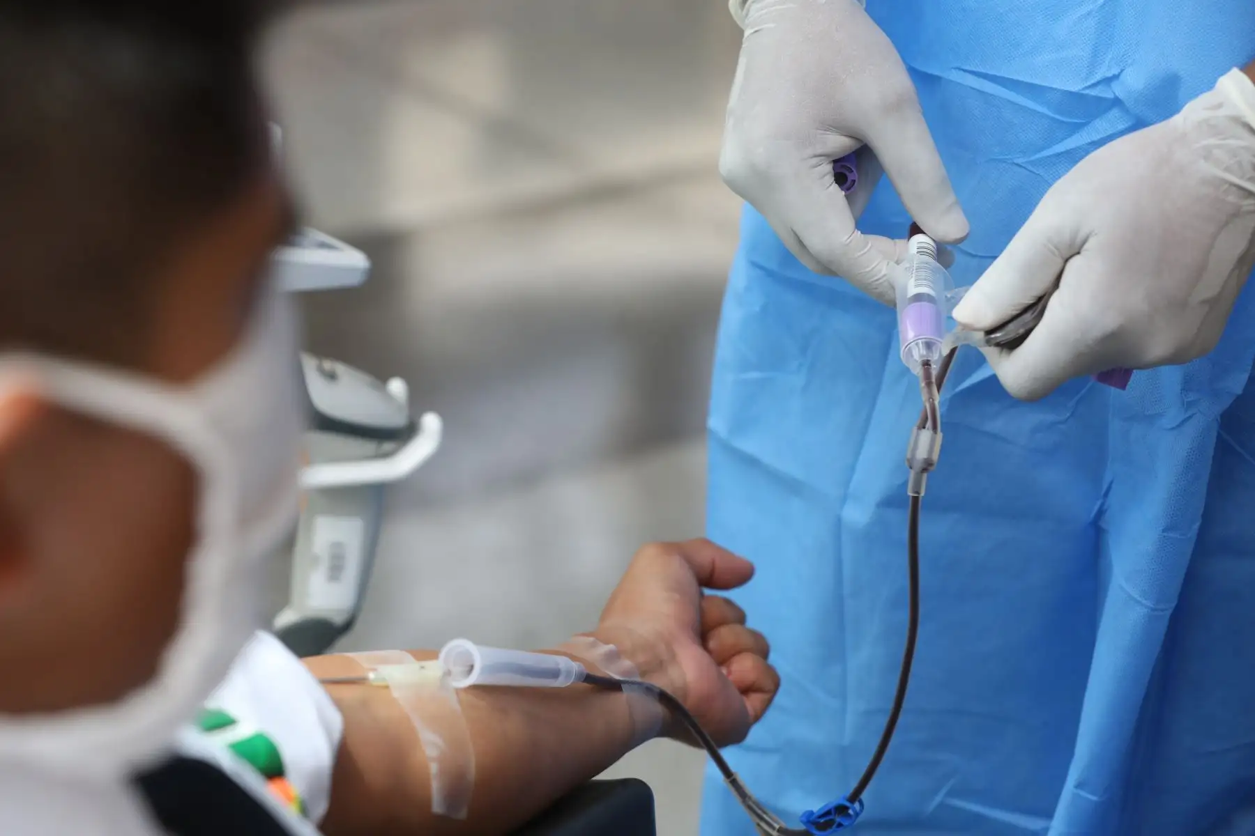 EsSalud lanza campaña de donación de sangre con la Fuerza Aerea del Perú.
Foto: EsSalud
