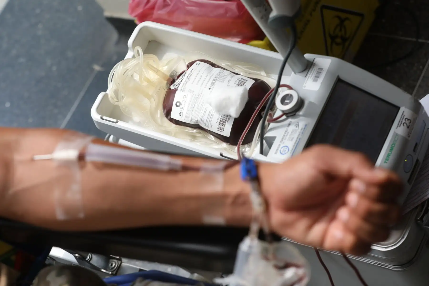 EsSalud lanza campaña de donación de sangre ante personal de la Fuerza Aerea del Perú.
Foto: EsSalud